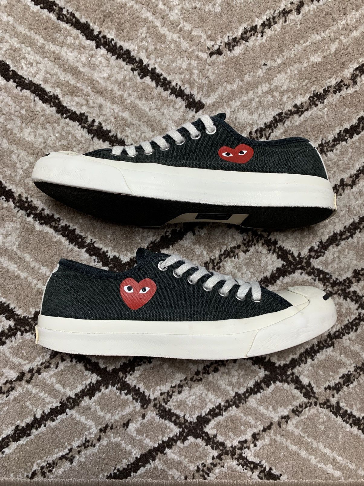 Comme des Garcons PLAY × Converse Converse Jack Purcell x CDG 2008 Collaboration Size US 6.5 / EU 39-40 - 1 Thumbnail