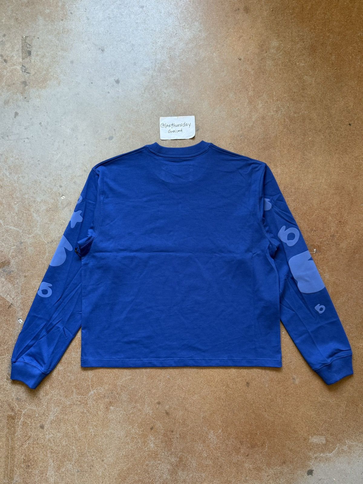 Spider Worldwide × Young Thug Sp5der Beluga L/S Tee Blue