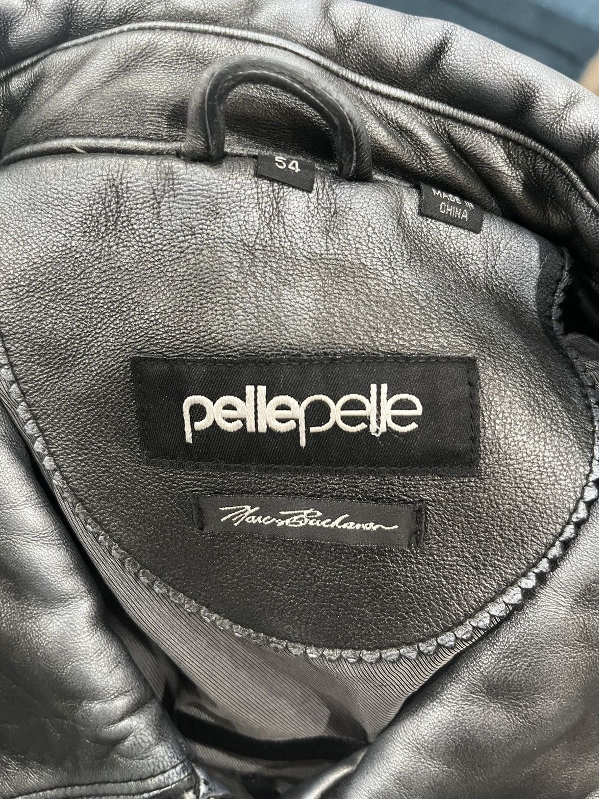 Pelle Pelle × Vintage Pelle Pelle Studded King of Kings Jacket Size US XXL / EU 58 / 5 - 3 Thumbnail