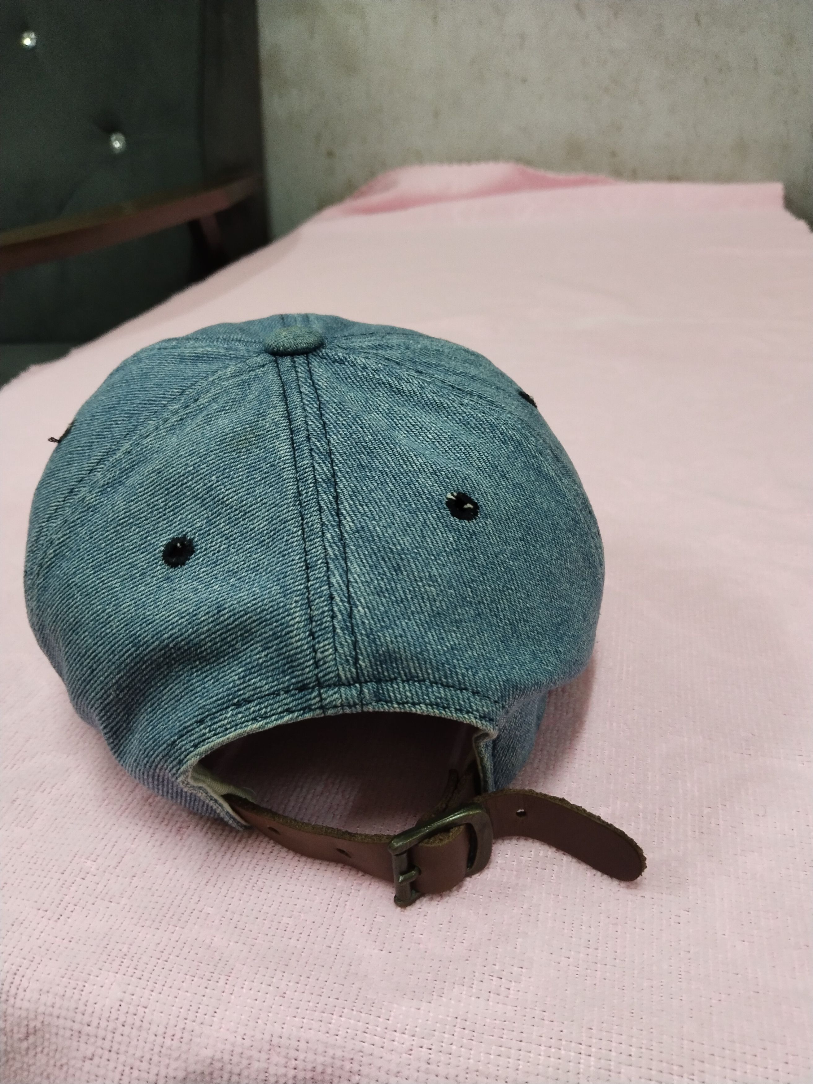 Polo Ralph Lauren VINTAGE 90 s POLO RALPH LAUREN DENIM CAP Size ONE SIZE - 4 Thumbnail