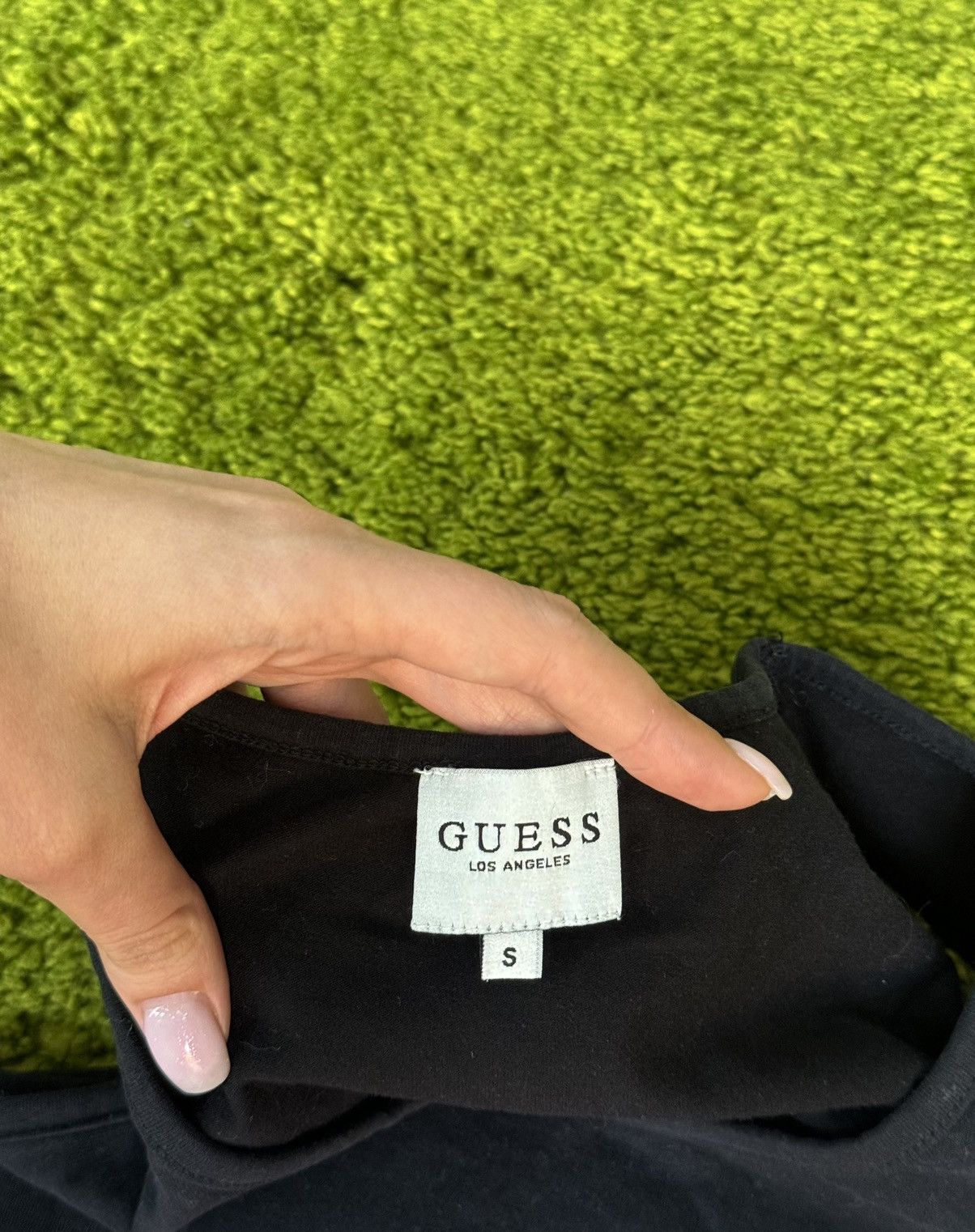 Designer × Guess Guess rhinestones logo iconic tank top Size S / US 4 / IT 40 - 2 Thumbnail