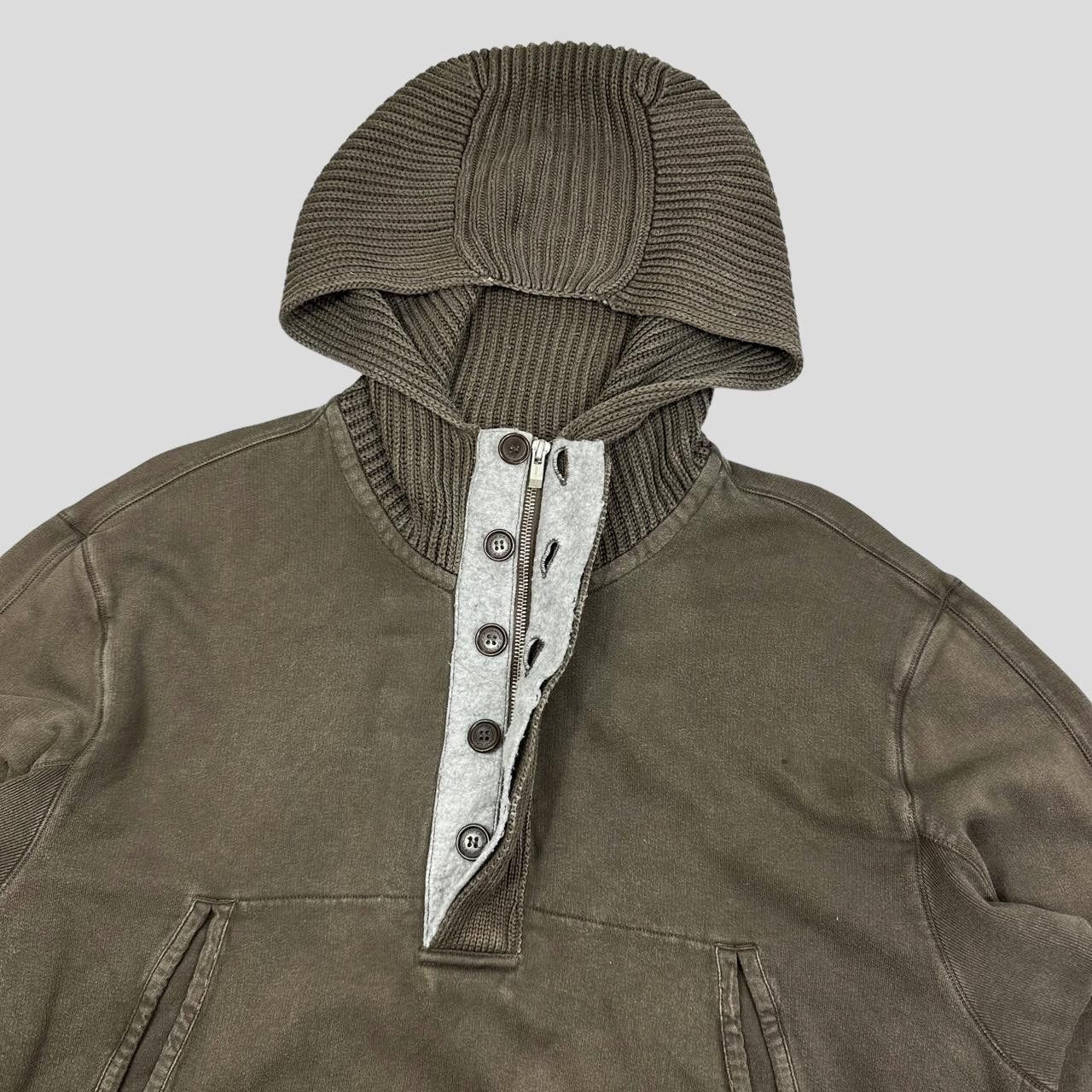 C.P. Company CP Company Heavy Cotton Knitted Hood Sweatshirt - XL/XXL Size US XXL / EU 58 / 5 - 4 Thumbnail