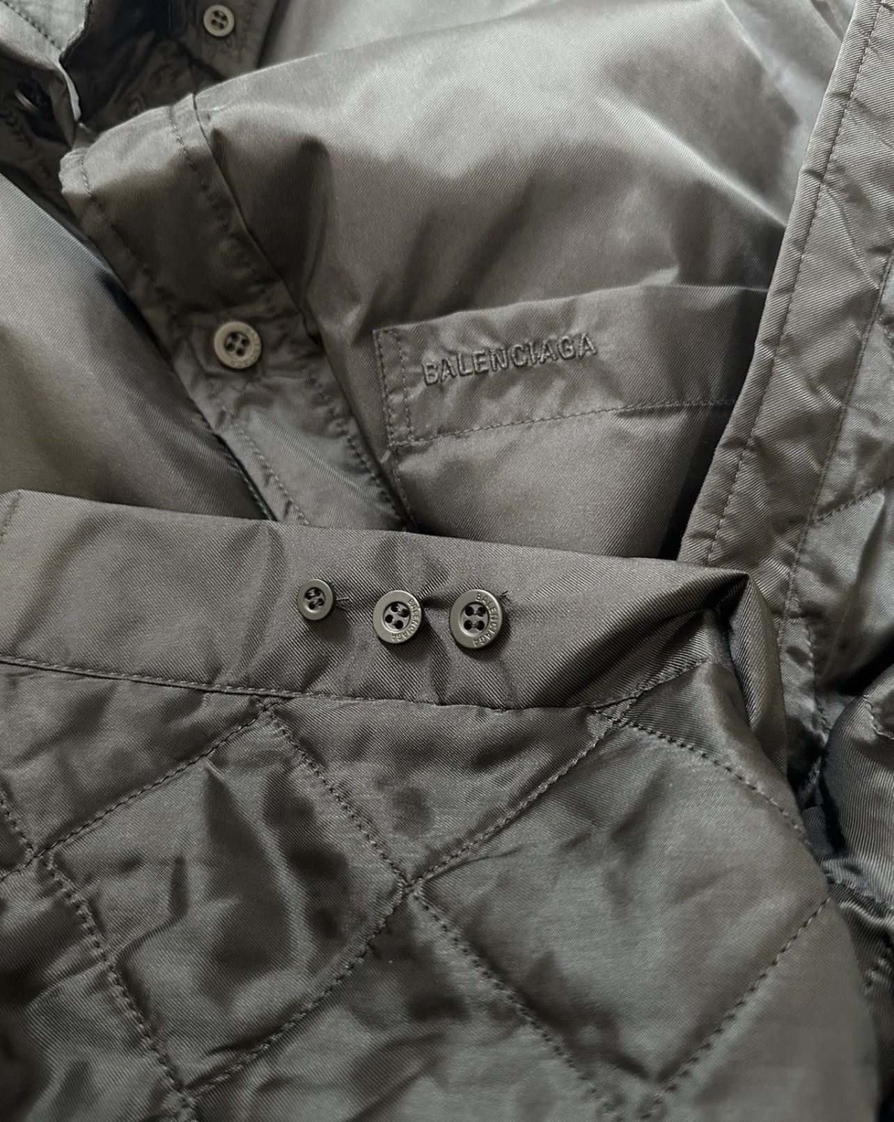 Balenciaga Balenciaga Padded Overshirt Light Jacket Size US M / EU 48-50 / 2 - 6 Thumbnail