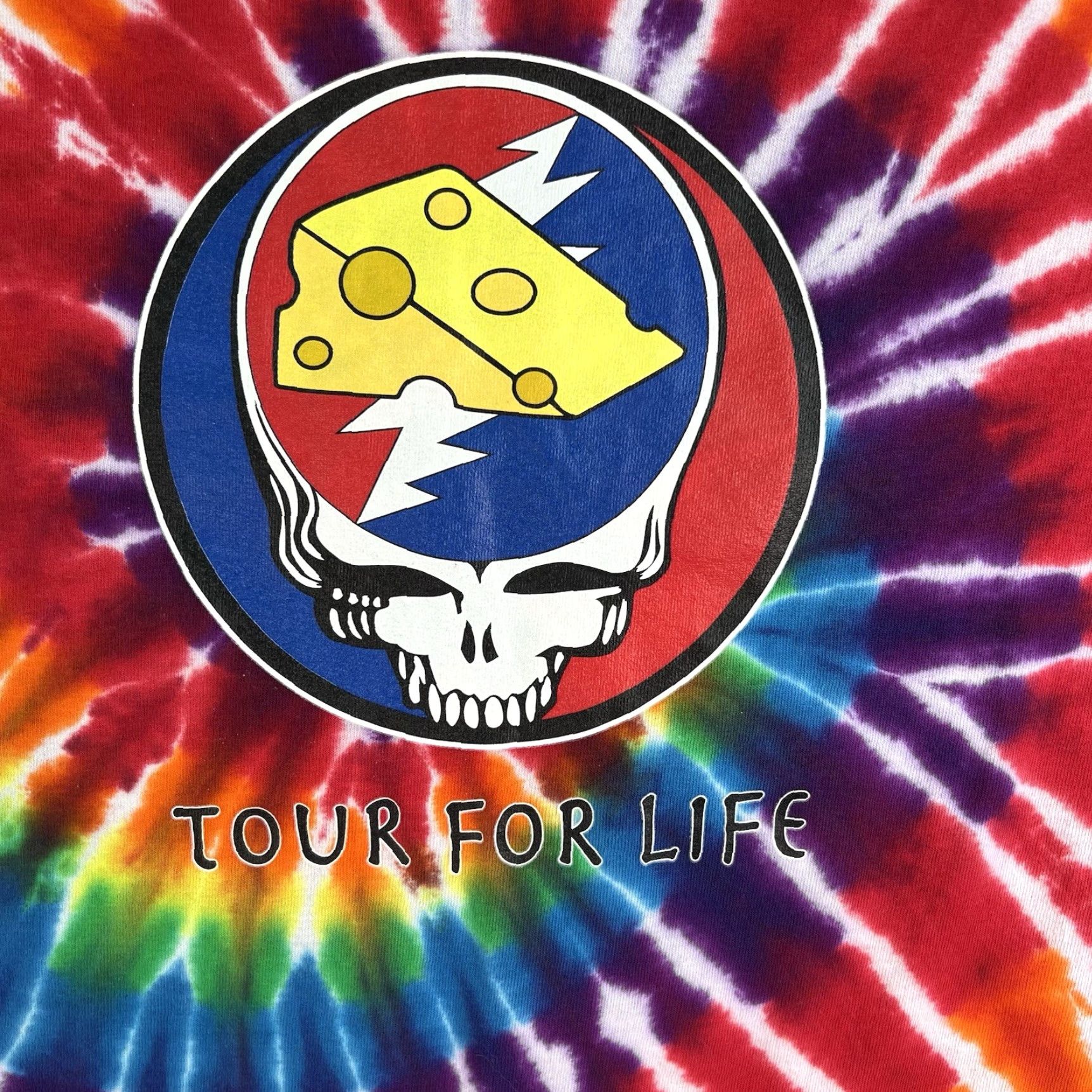 Vintage Grateful Dead Cheese Head Tie-Dye T-Shirt Mens Size L Short Sleeve Size US L / EU 52-54 / 3 - 2 Thumbnail