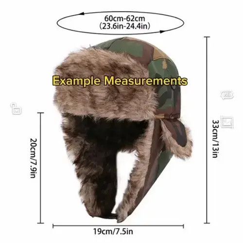 VIBE Camouflage Warm Winter Hat Size ONE SIZE - 4 Thumbnail