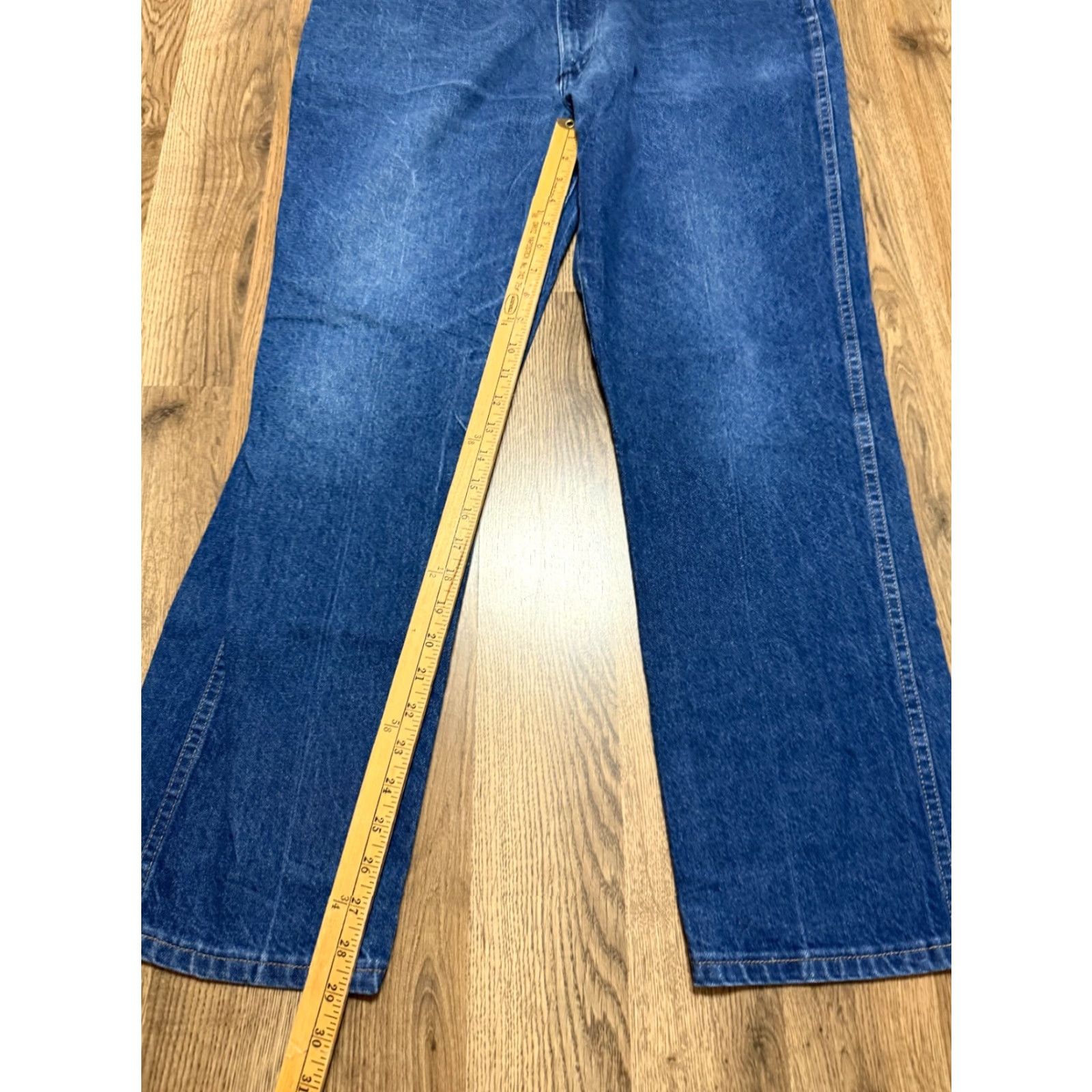 Vintage Rustler Jeans Men's Size 40x30 Blue Denim Bootcut Pockets Size US 40 / EU 56 - 6 Thumbnail