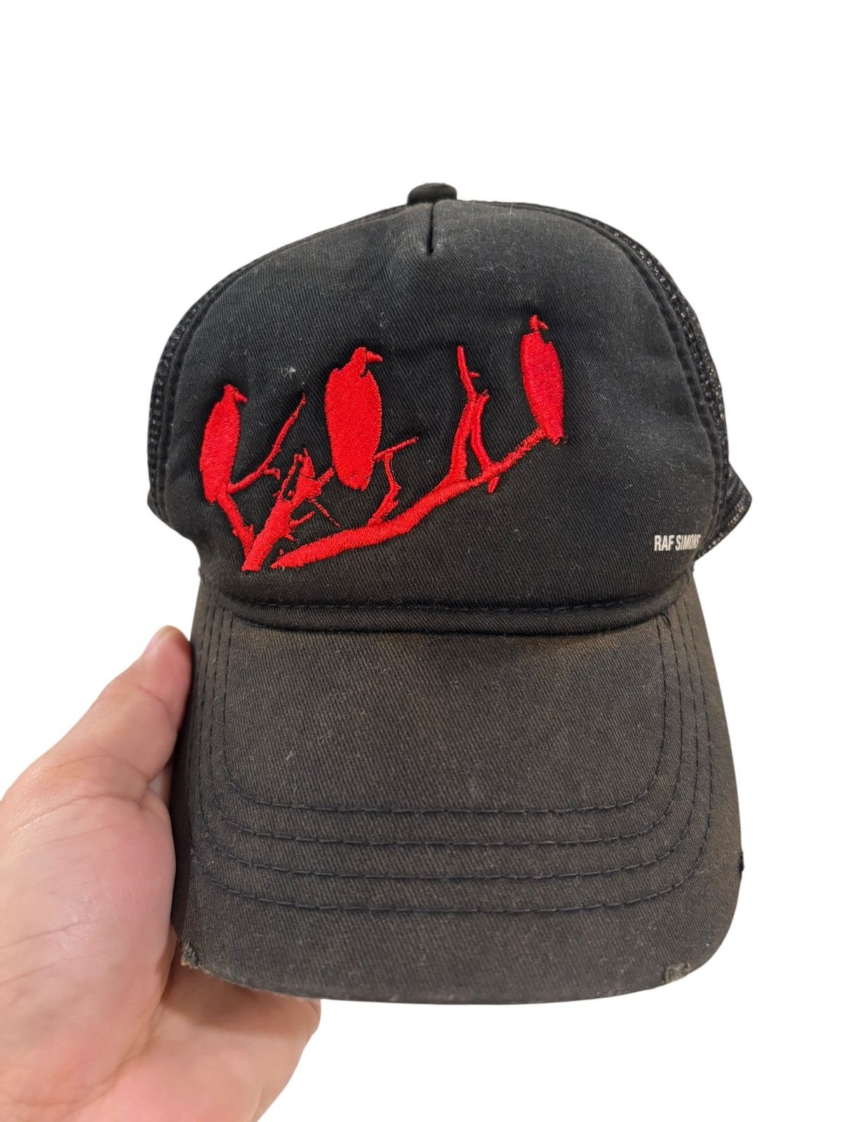 Raf Simons SS17 Vultures trucker cap (Antonioli exclusive) Size ONE SIZE - 2 Thumbnail