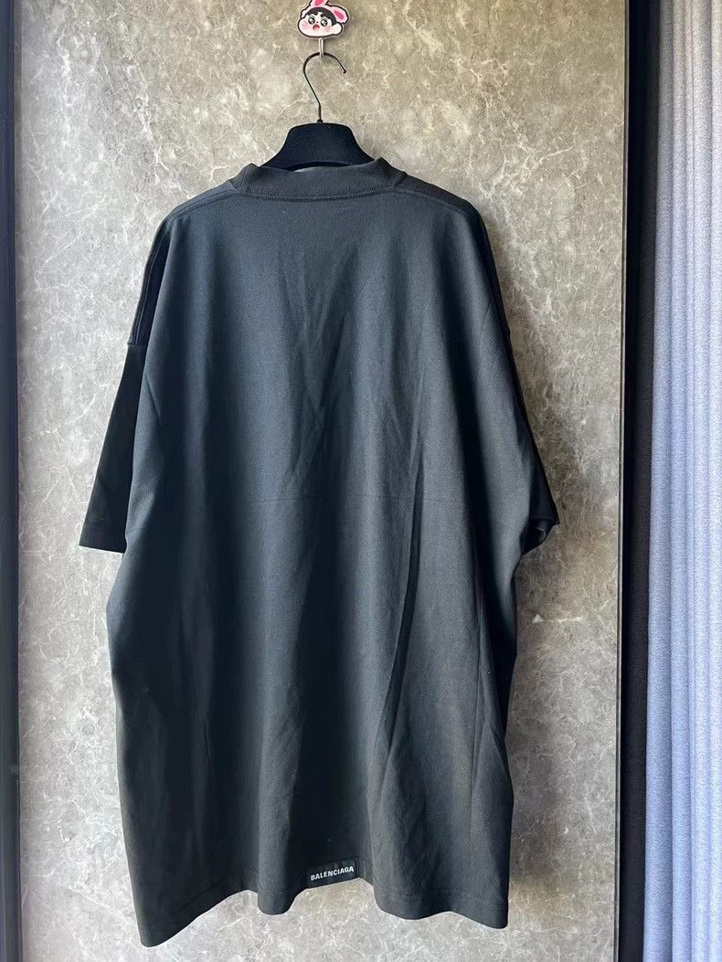 Balenciaga Classic Black Tlogo Short Sleeve