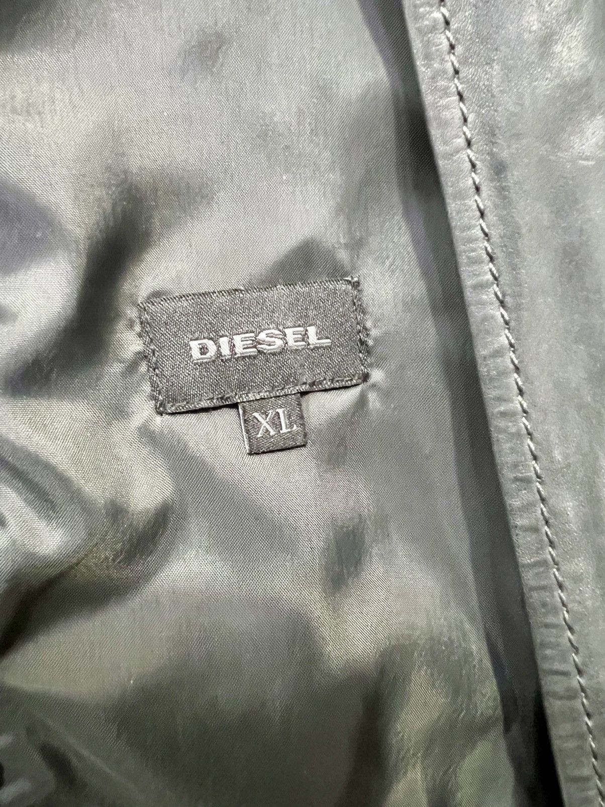 Diesel Diesel L-All-RAW leather jacket size XL Size US L / EU 52-54 / 3 - 10 Thumbnail