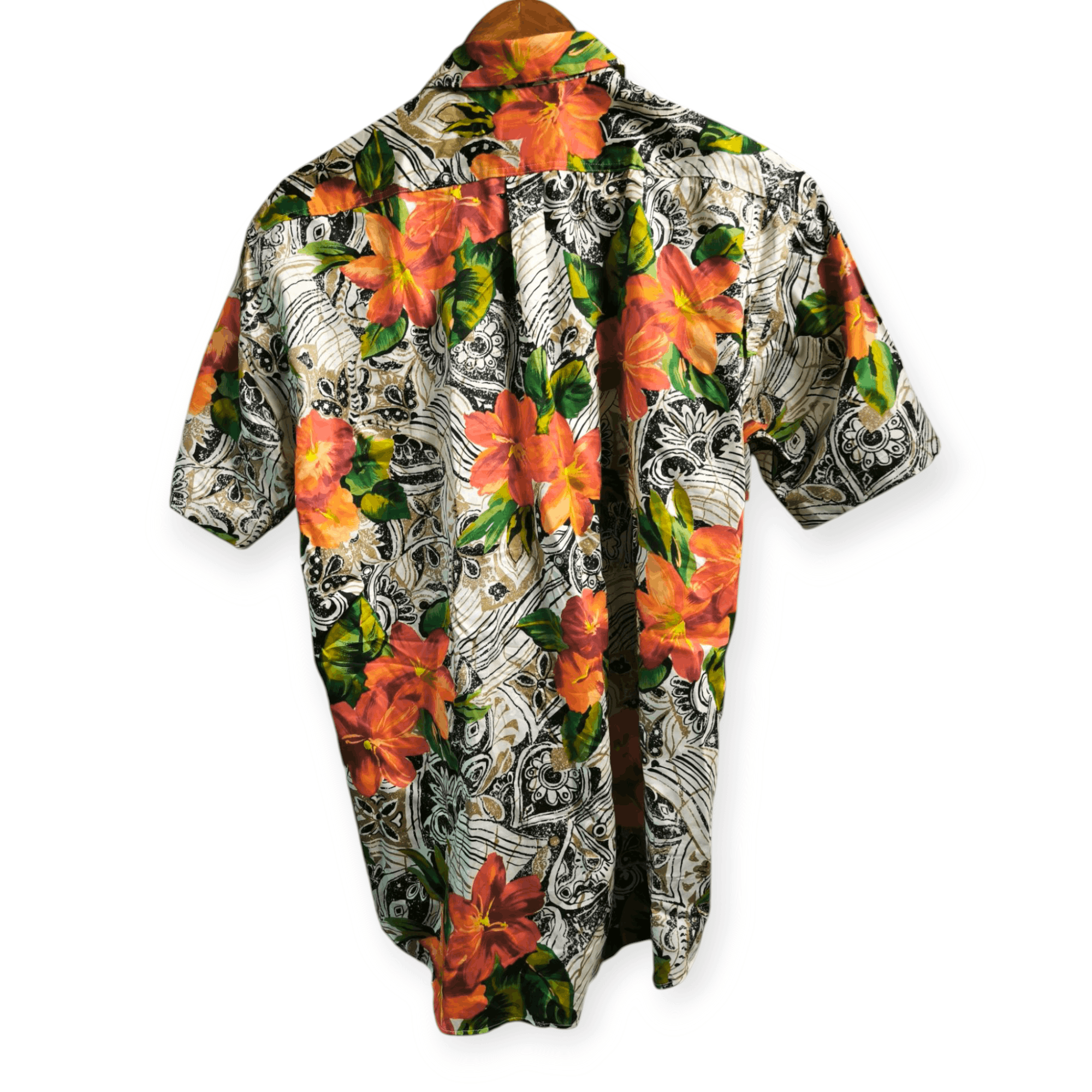 Designer × Vintage Modigliani Floral Fullprint Button Up Short Sleeve Shirt Size US M / EU 48-50 / 2 - 5 Thumbnail