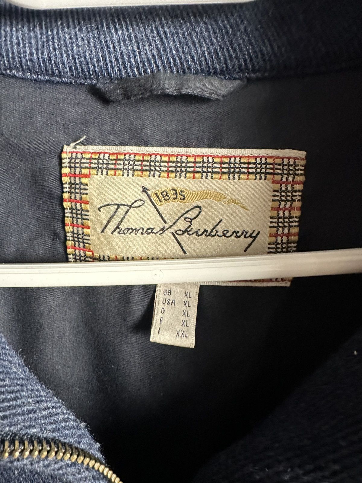 Burberry Thomas Burberry vintage wool bomber / jacket Size US XL / EU 56 / 4 - 2 Thumbnail