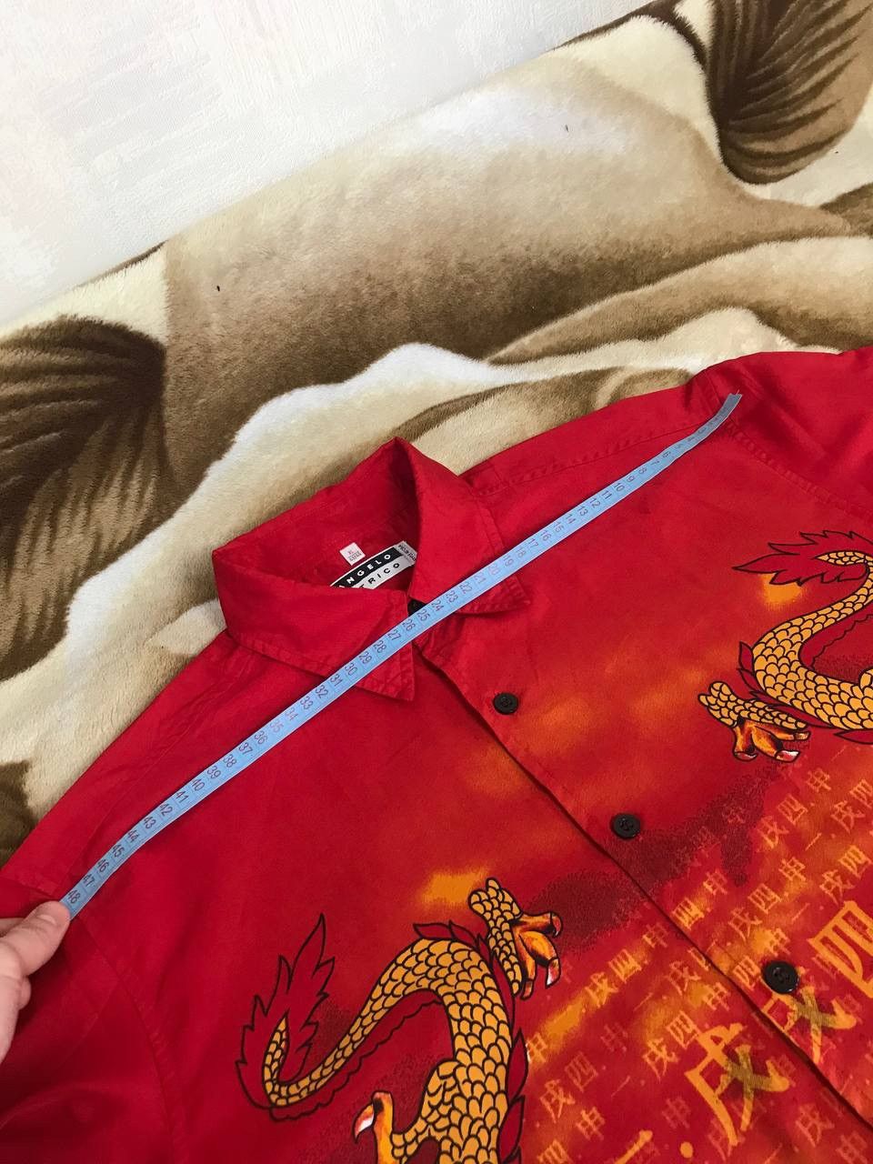 Anime 🔥 Japan Dragon 90s Vintage Anima Streetwear Hawaiian Shirt Size US XL / EU 56 / 4 - 9 Thumbnail