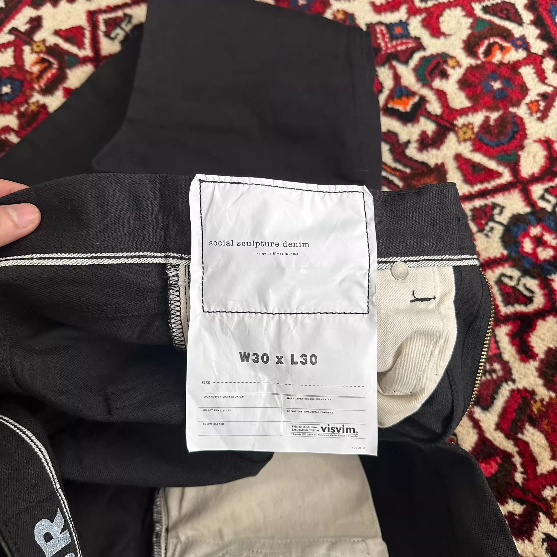 Visvim visvim 23SS CMYK 03R Black Jeans W30L30 Size US 30 / EU 46 - 6 Thumbnail