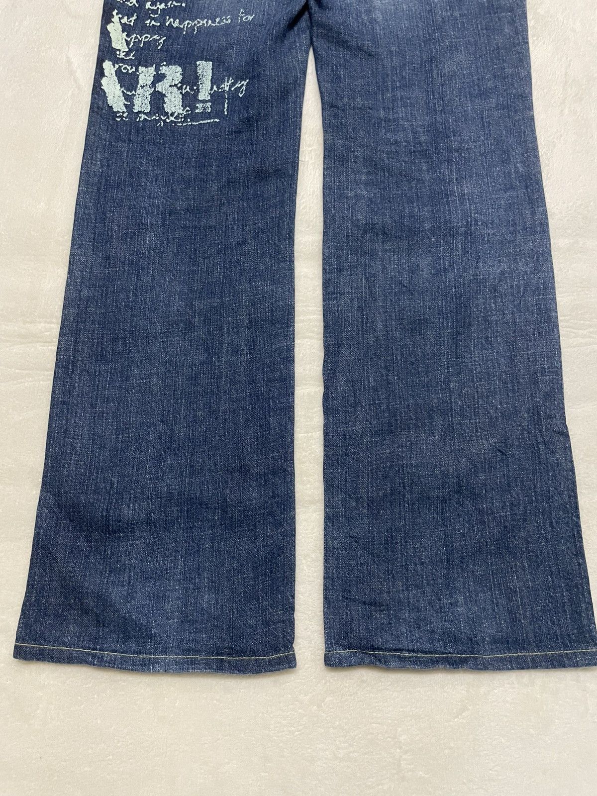 Japanese Brand Vintage Nicole Club Boot Cut Denim Jeans Size US 31 - 14 Thumbnail