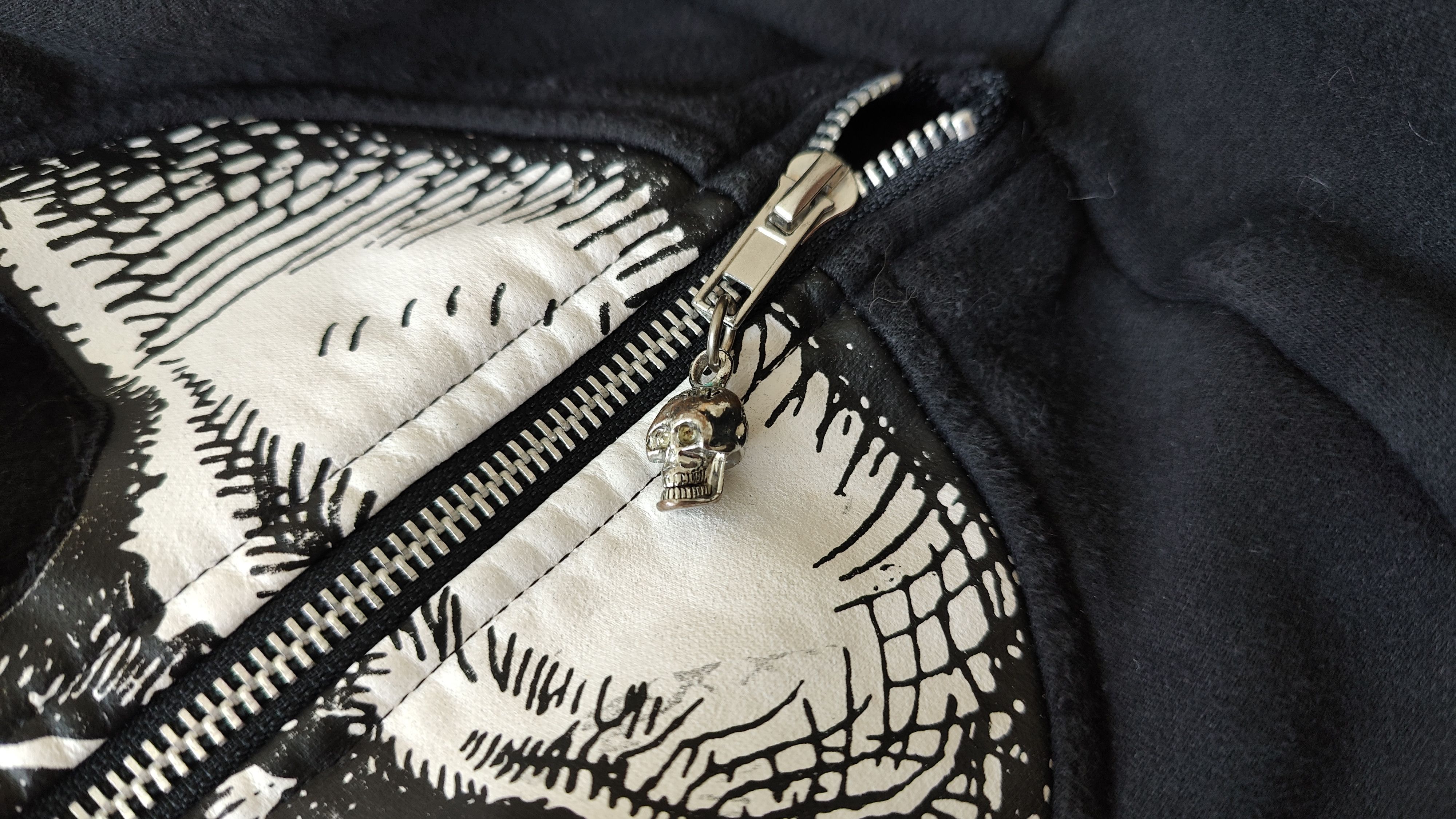 Vintage Jawbreaker Skeleton Multi Zippers Zip Up Sweatshirt Hoodie Size US L / EU 52-54 / 3 - 9 Thumbnail