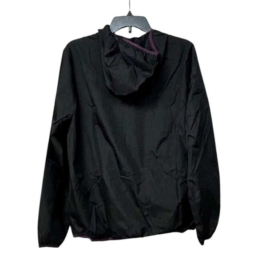 Asics ASICS Women's Hooded Packable Jacket, Black, Sz. L Size L / US 10 / IT 46 - 12 Thumbnail