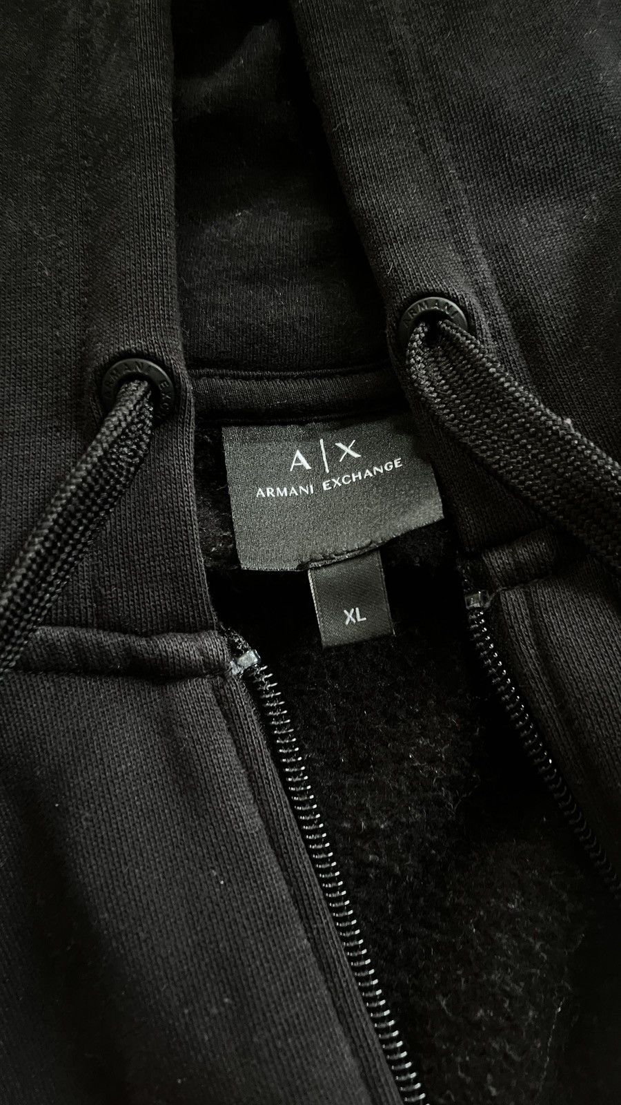 Armani × Armani Exchange Black Armani Exchange Hoodie Size US XL / EU 56 / 4 - 3 Thumbnail