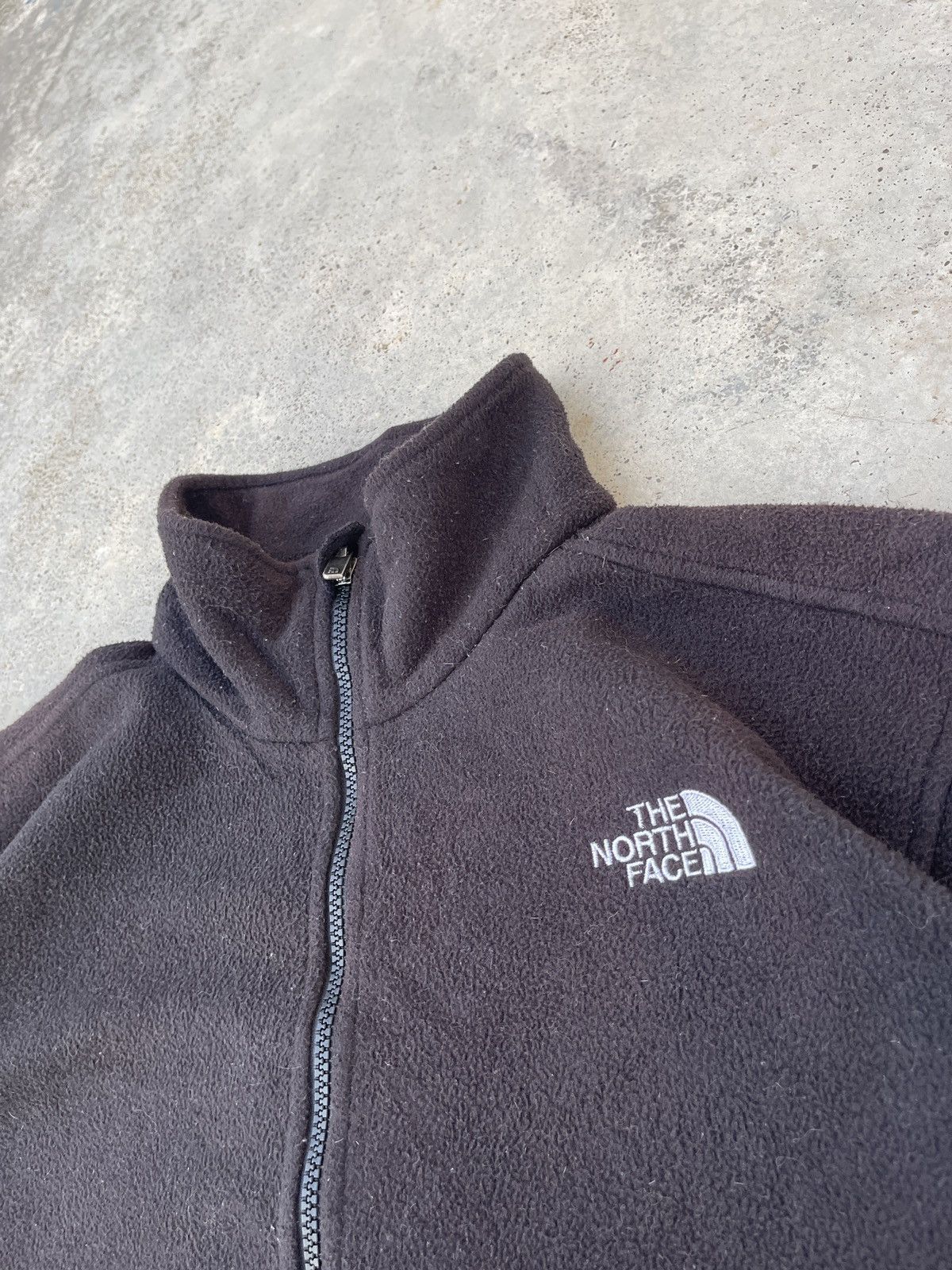 The North Face × Vintage Vintage North Face Black Fleece Full Zip Turtleneck Size US XL / EU 56 / 4 - 7 Thumbnail