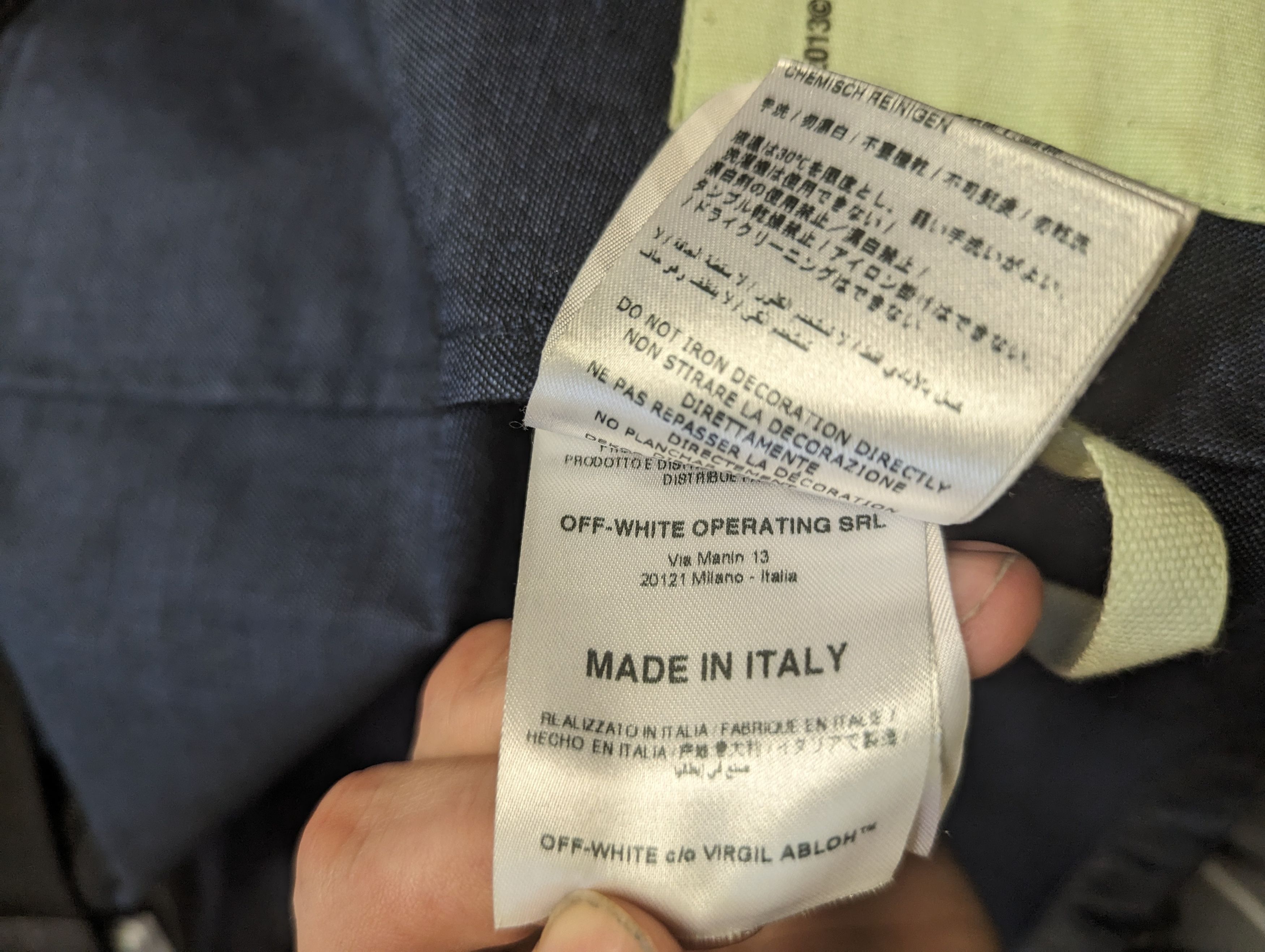 Off-White SS18 Velcro Jacket Size US L / EU 52-54 / 3 - 5 Thumbnail