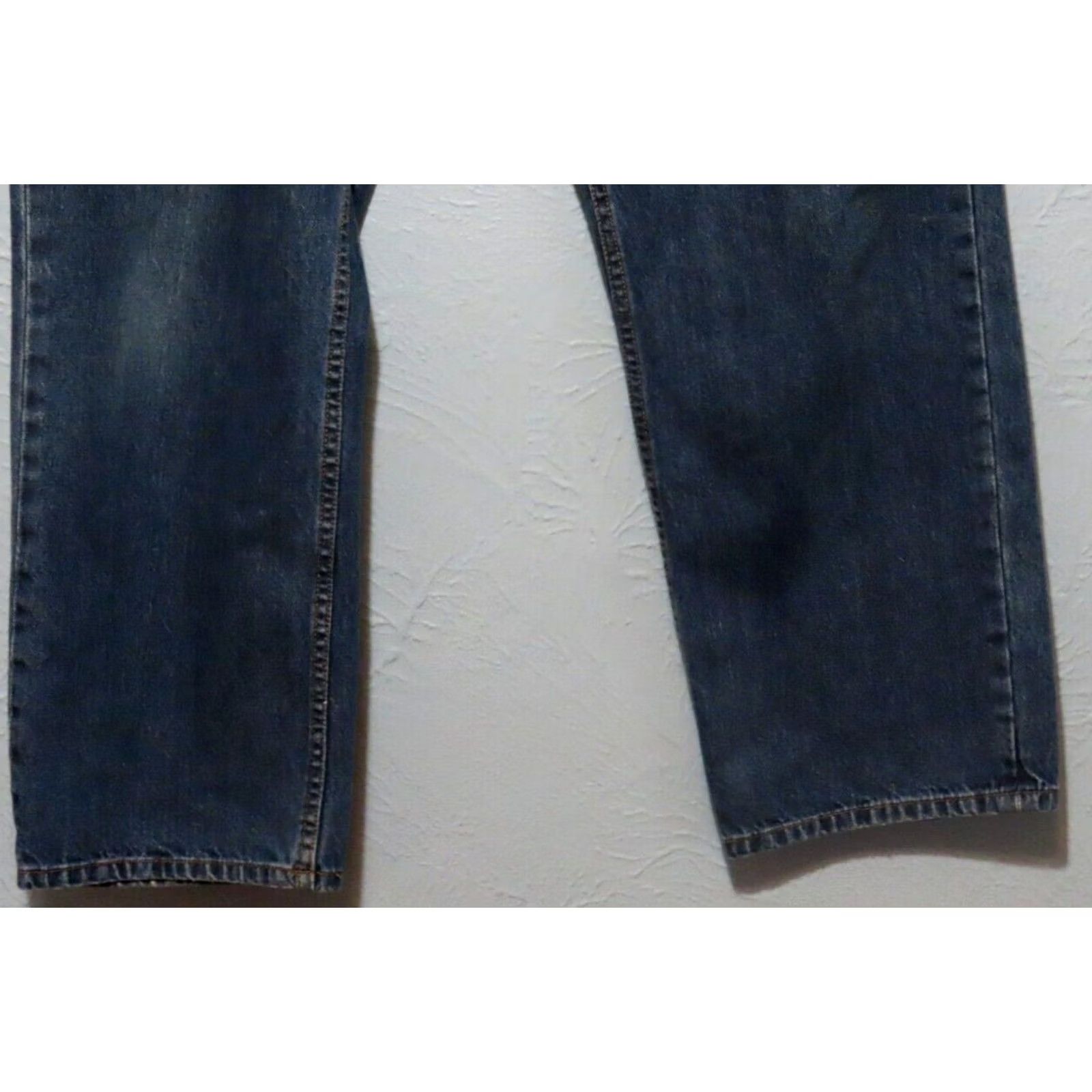 Vintage Duluth Men's 36x30 Jeans 5-Pocket Straight Zip Blue Denim Cotton Blend Relaxed Regular Inseam 30 Retro? (omit) Size US 36 / EU 52 - 3 Thumbnail