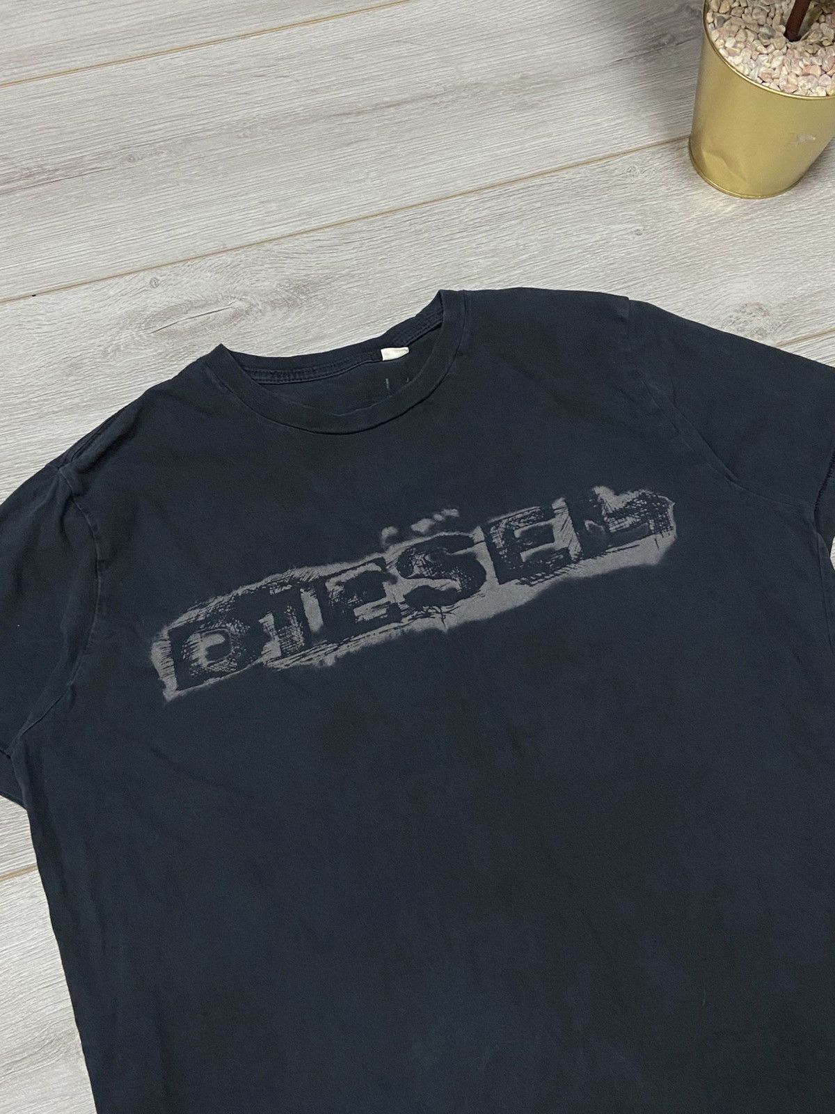 Diesel Diesel vintage spell out big logo t-shirt Size US L / EU 52-54 / 3 - 3 Thumbnail