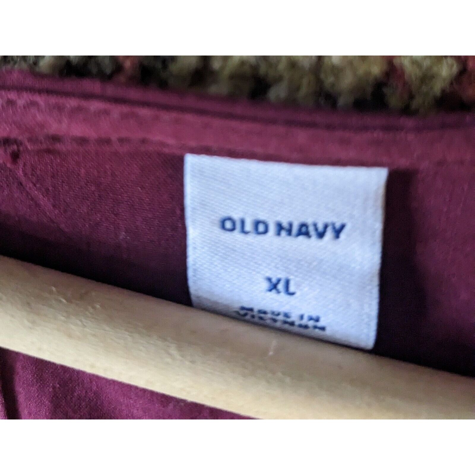 Old Navy Old Navy Jumpsuit/Coverall/Romper XL Long Sleeve Silky Red Size 38" / US 16 / IT 52 - 4 Thumbnail