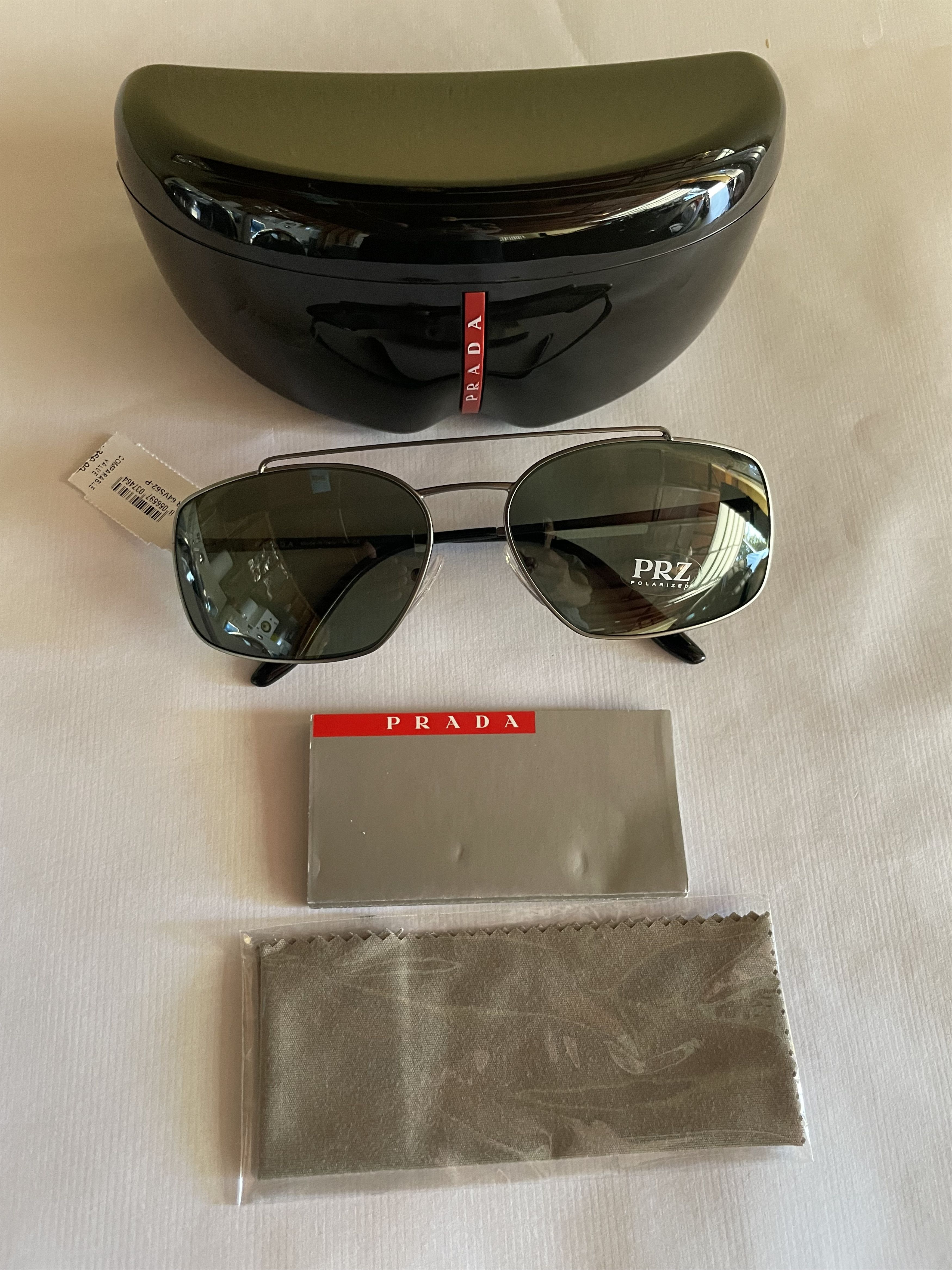 Prada Prada SPR 64V 7CQ-5X1 Polarized Unisex Sunglasses Size ONE SIZE - 5 Thumbnail
