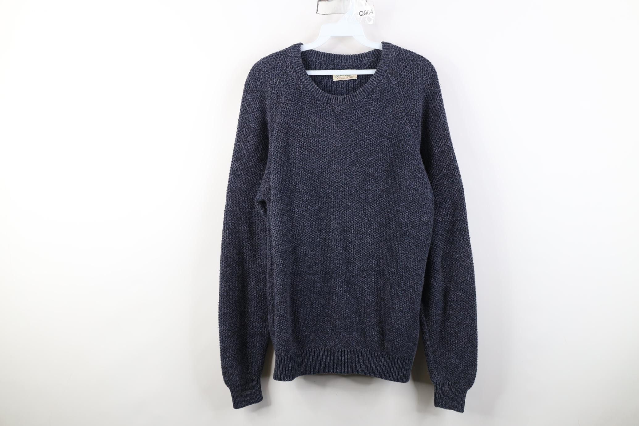 Vintage Vintage 90s Streetwear Cotton Weave Knit Crewneck Sweater Size US M / EU 48-50 / 2 - 1 Thumbnail