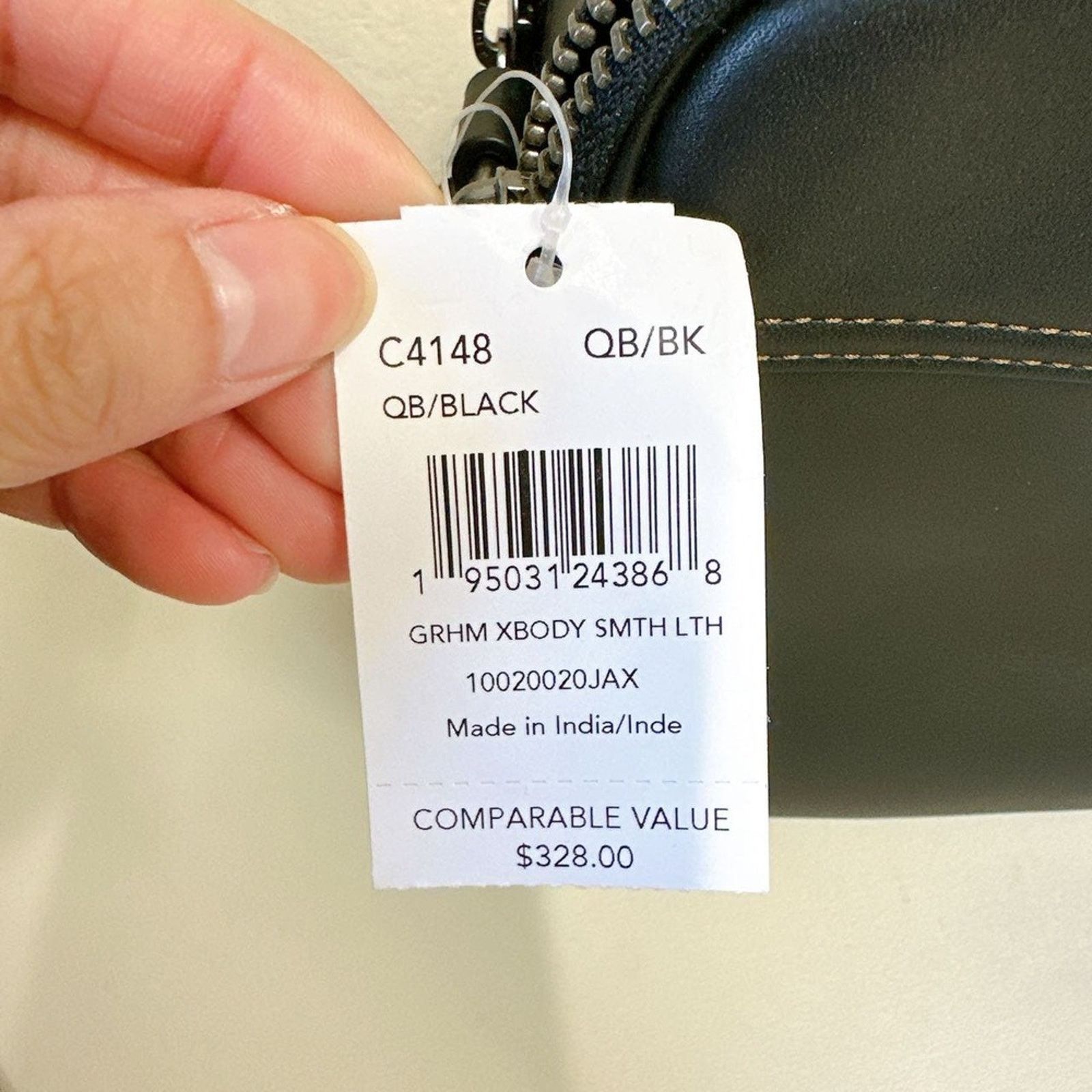 Coach COACH C4148 Men's Graham Crossbody In Leather Black Size ONE SIZE - 6 Thumbnail