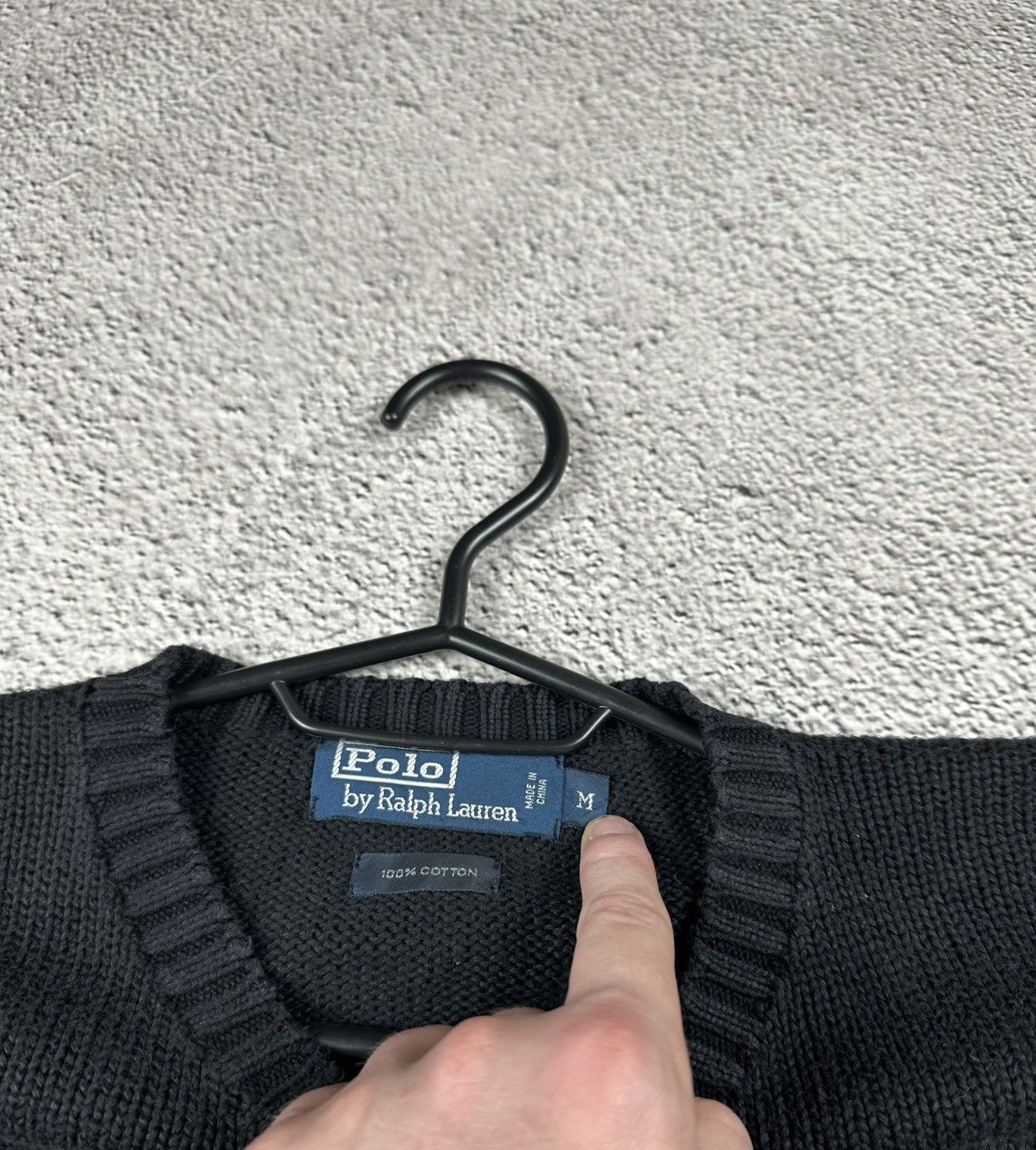 Polo Ralph Lauren Vintage Polo by Ralph Lauren Knitwear V-Neck Sweater Faded Size US M / EU 48-50 / 2 - 5 Thumbnail