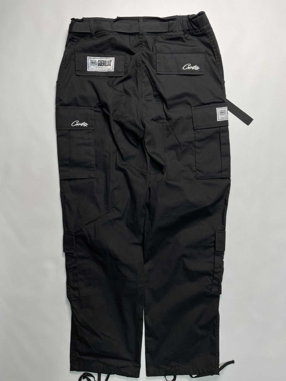 Corteiz Corteiz Black Cargo Pants White Ship Graphic Size L Size US 36 / EU 52 - 5 Thumbnail