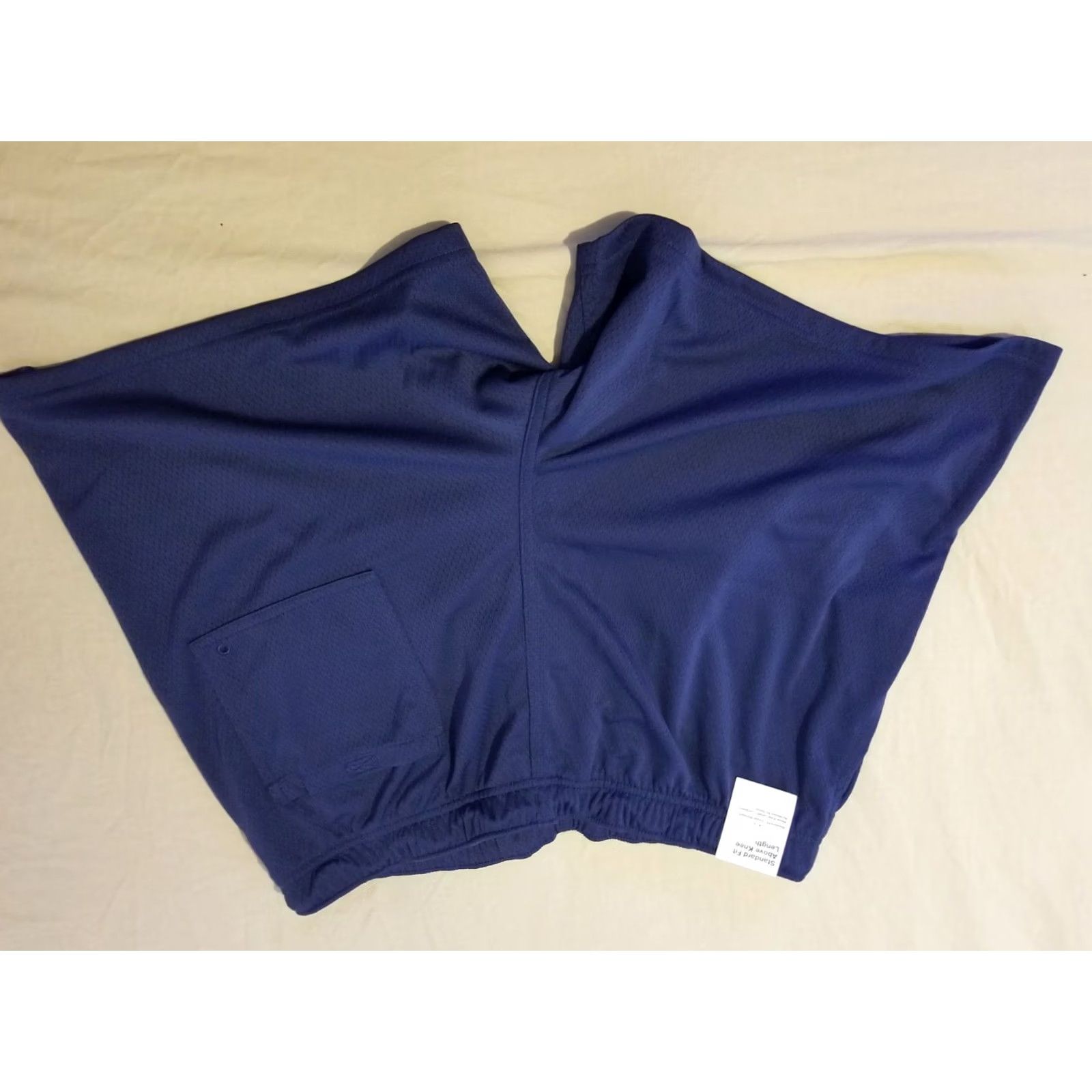 Nike Nike Mens Large Blue Athletic Gym Workout Shorts, Elastic Waist Drawstring, Polyester Size US 33 - 2 Thumbnail