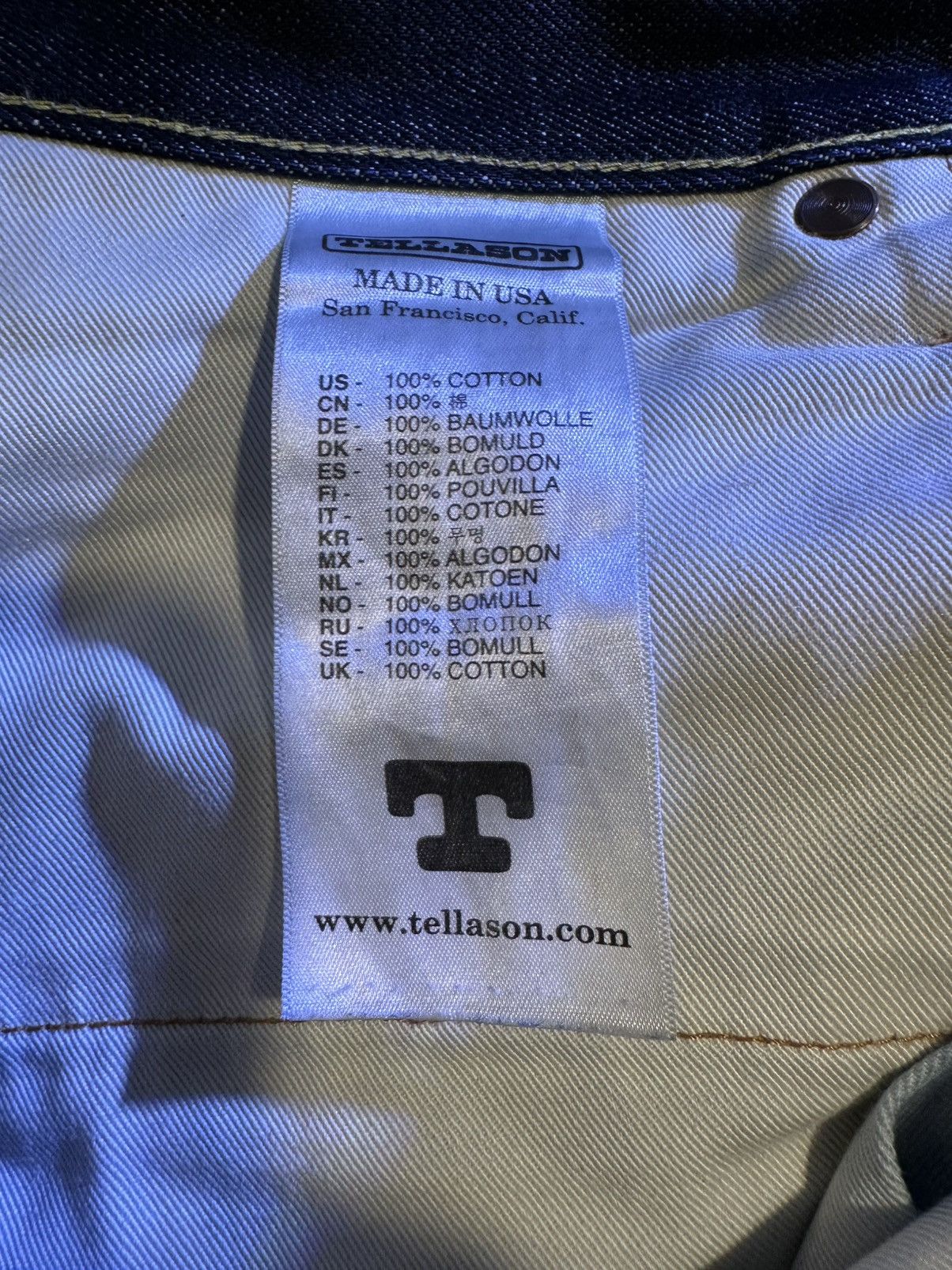 Tellason tellason raw selvedge denim Size US 34 / EU 50 - 6 Thumbnail