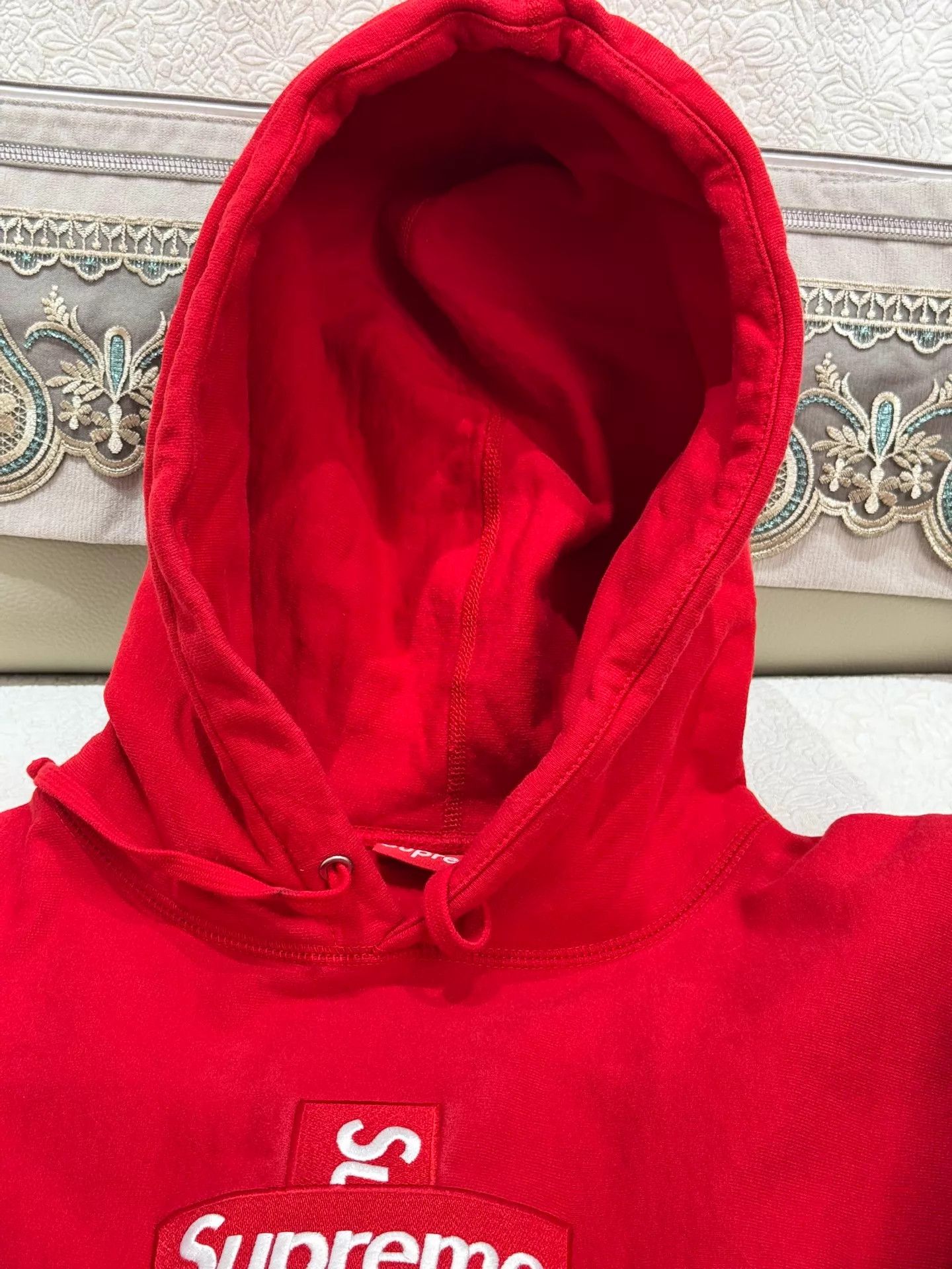 Supreme Supreme 15 Box Logo Red Hoodie L Size US L / EU 52-54 / 3 - 2 Thumbnail