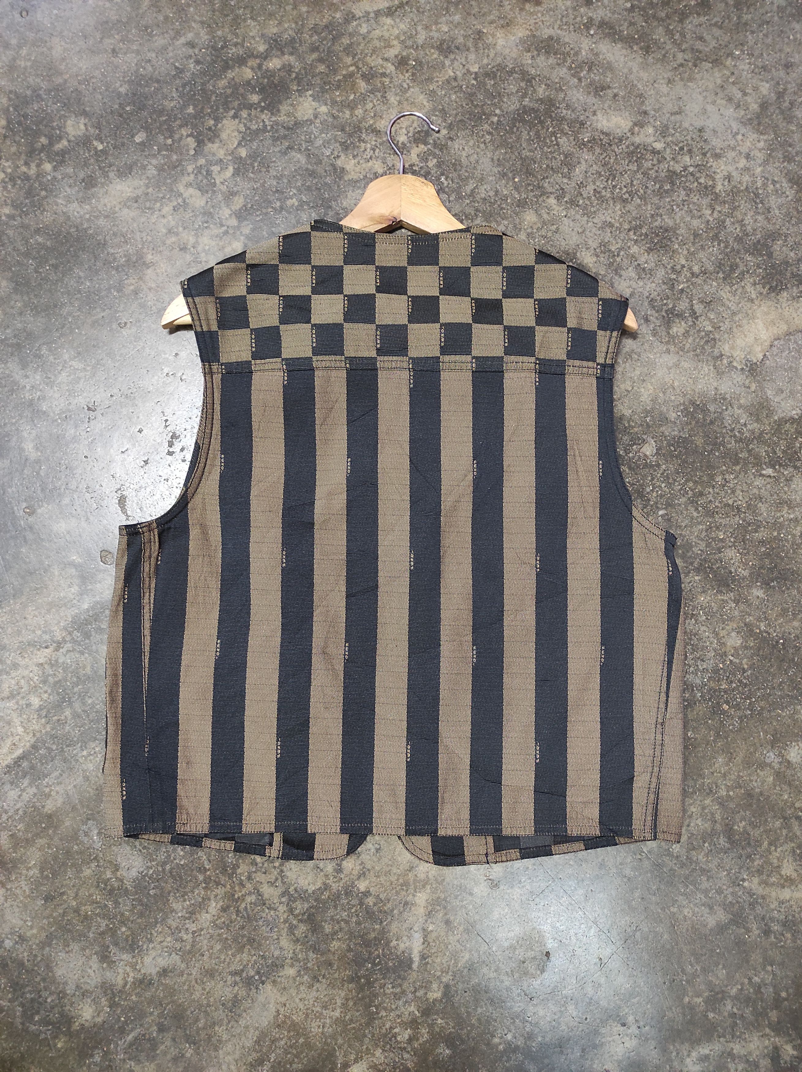 Fendi FENDI MONOGRAM MULTIPOCKET PLAID VEST JACKET SLEEVELESS Size M / US 6-8 / IT 42-44 - 11 Thumbnail