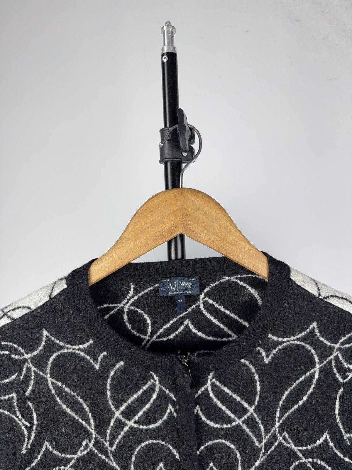 Armani Luxury 00s Designer Armani Jeans full zip sweater Size M / US 6-8 / IT 42-44 - 5 Thumbnail