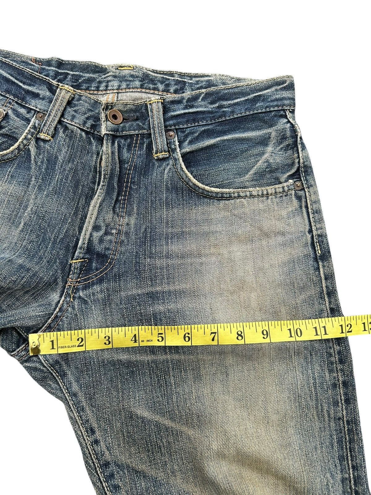 Japanese Brand × Kapital × Vintage Vintage Edwin Selvedge Distressed Denim Jeans Size US 31 - 13 Thumbnail