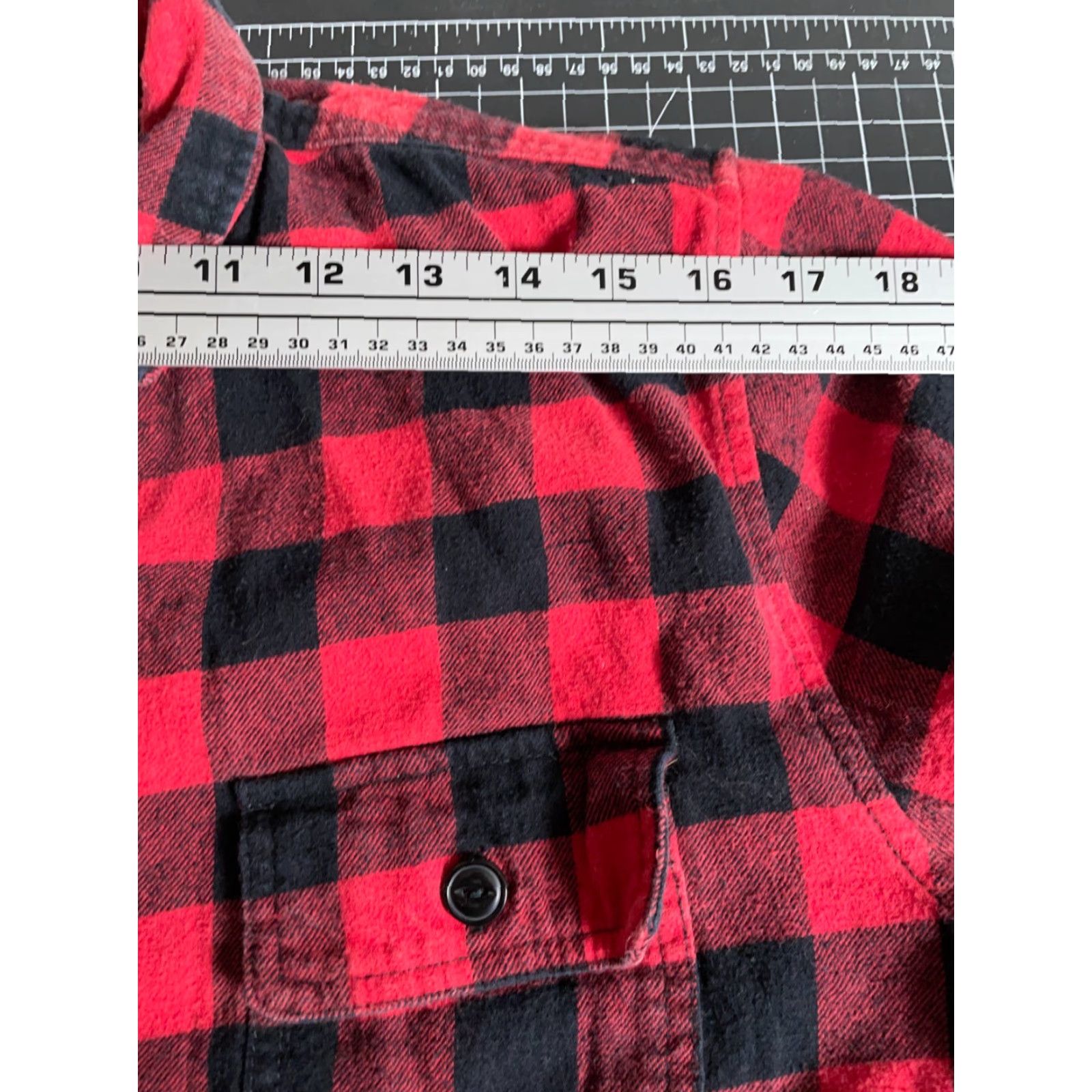 Vintage Big Mac Shirt Men M Red Black Buffalo Plaid Flannel Button-Up Casual Workwear 90s Classic Preppy Size US M / EU 48-50 / 2 - 7 Thumbnail