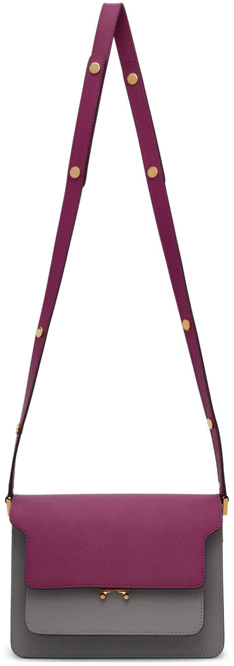Marni o1y1125 Size : OS / Crossbody Bag in Light Gray/Purple Size ONE SIZE - 5 Thumbnail