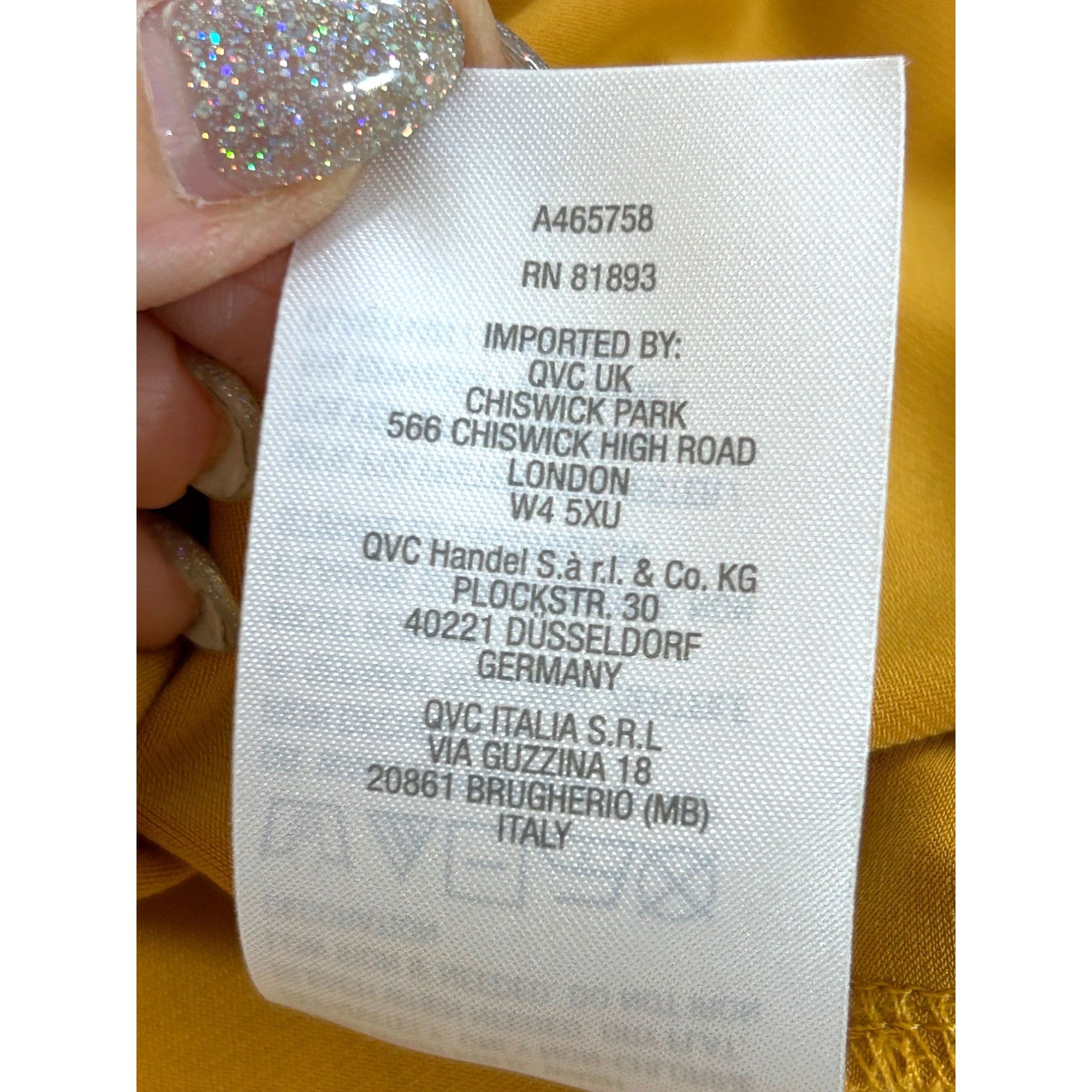 Other Susan Graver Tunic Top Yellow XL Sequined Shoulders Round Ne Size XL / US 12-14 / IT 48-50 - 9 Thumbnail
