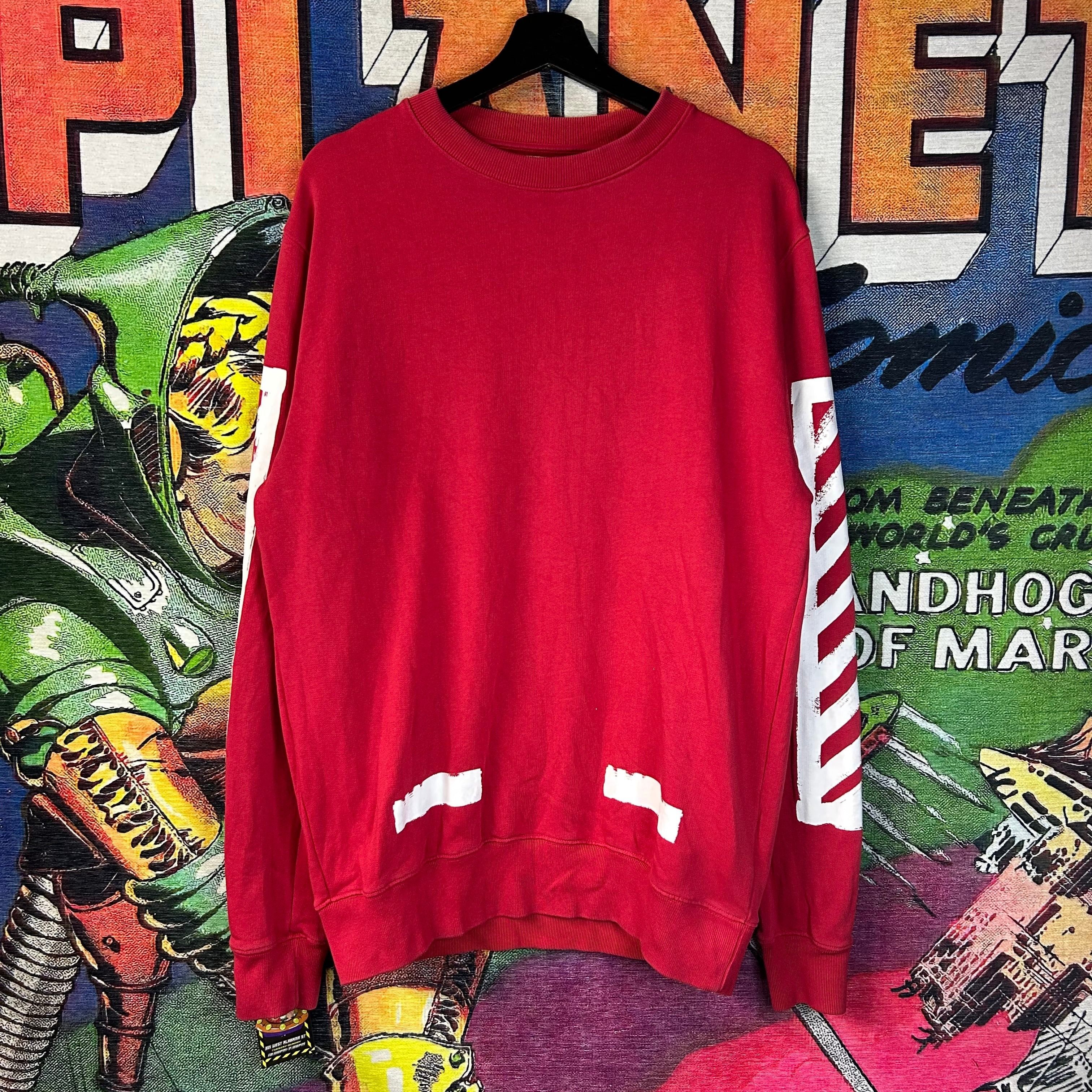 Off-White Off-White Diagonal Sweatshirt Size Small Size US S / EU 44-46 / 1 - 1 Thumbnail