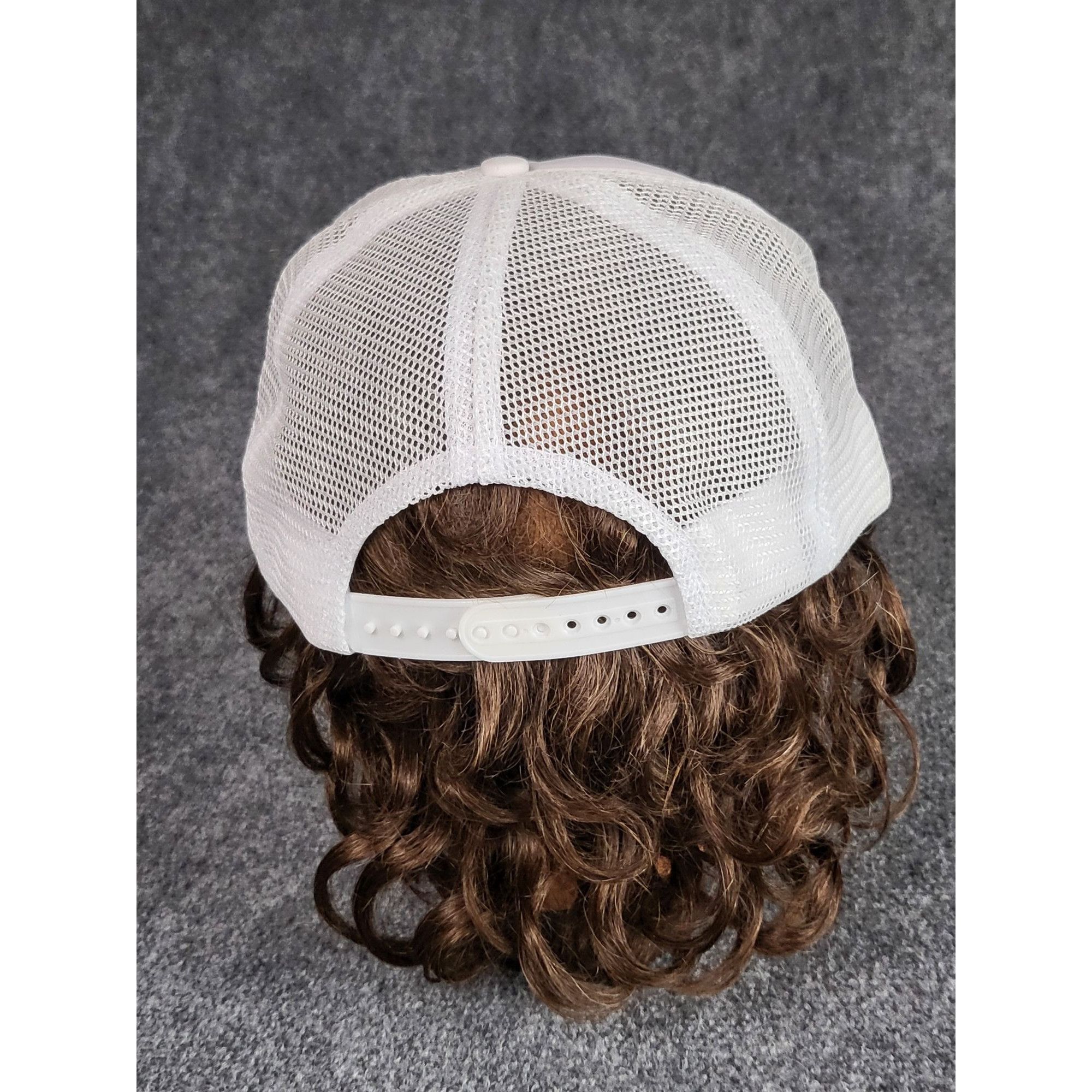 Vintage Vintage Elvis Postage Stamp Snapback Hat Rope Trucker White Size ONE SIZE - 4 Thumbnail