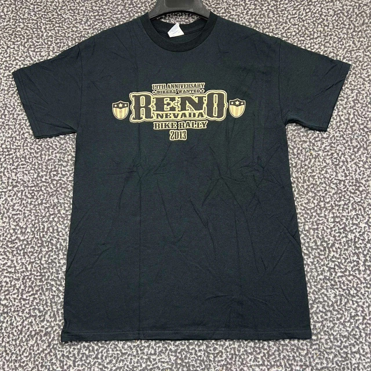 Gildan Vintage Reno Bike Rally Shirt Men M Short Sleeve Deadstock Size US M / EU 48-50 / 2 - 2 Thumbnail