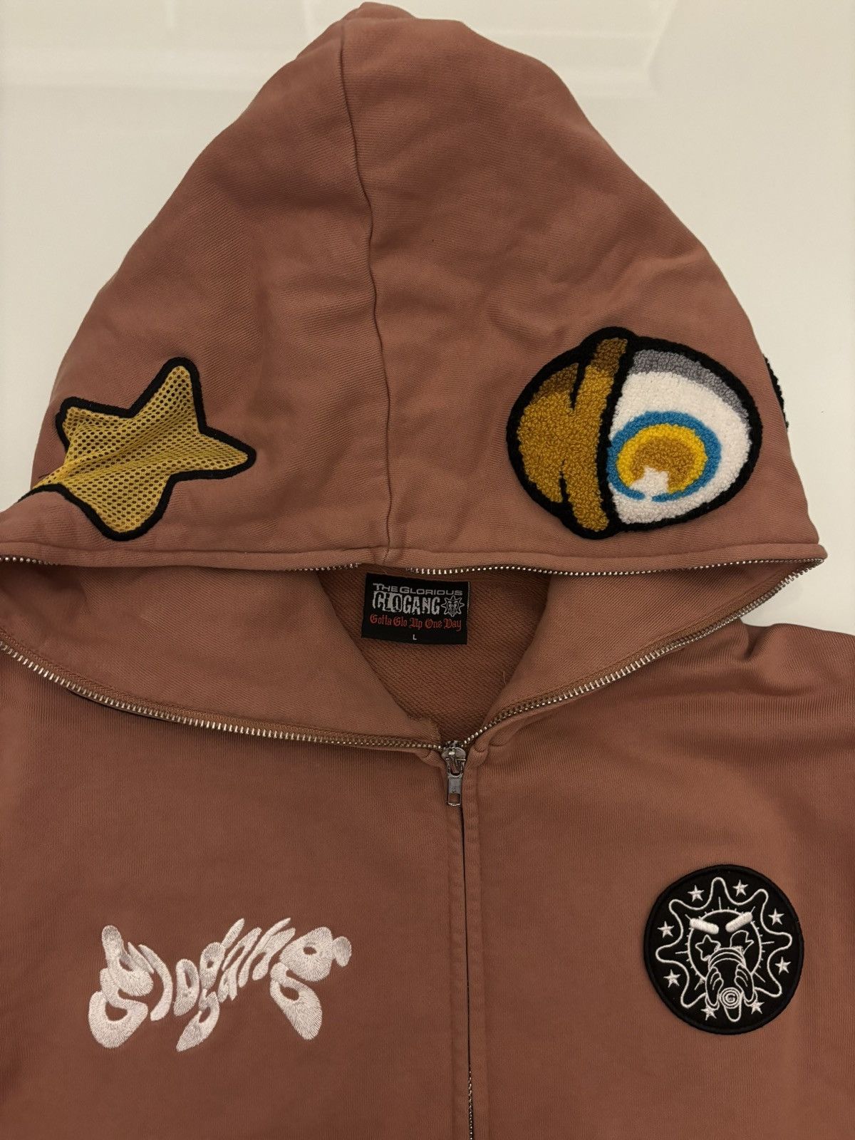 Glo Gang Glo Gang Almighty Embroidered Zip Hoodie Size US L / EU 52-54 / 3 - 5 Thumbnail