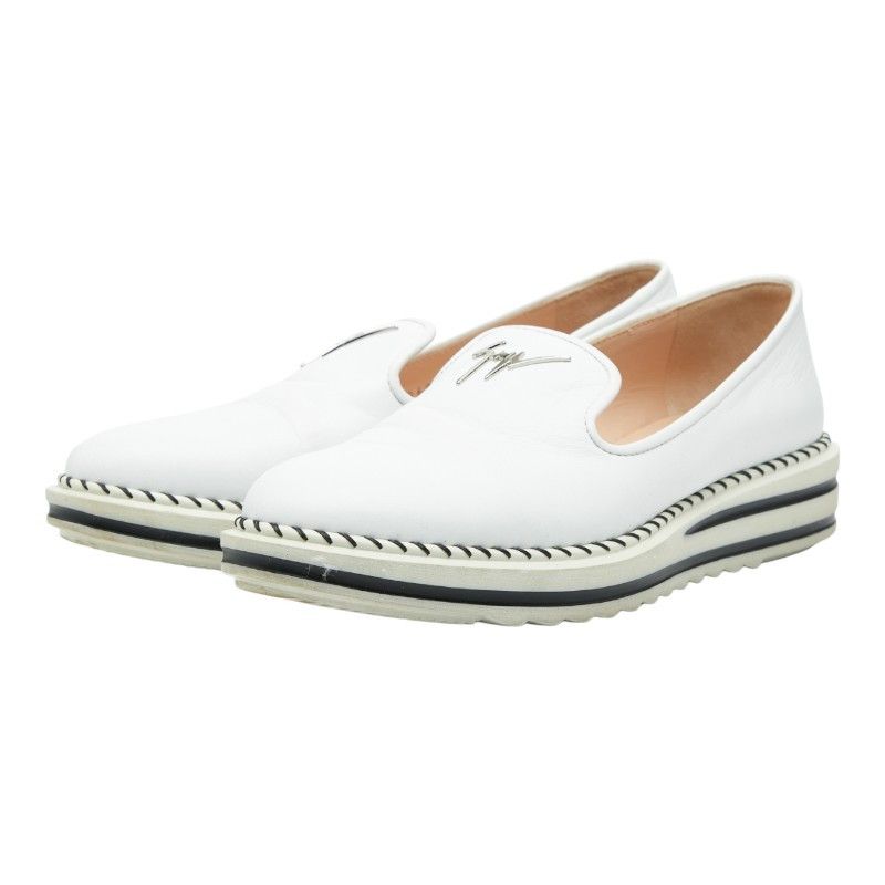 Other Giuseppe Zanotti Leather Rubber Loafer Leather Shoes DUTY FREE for USA