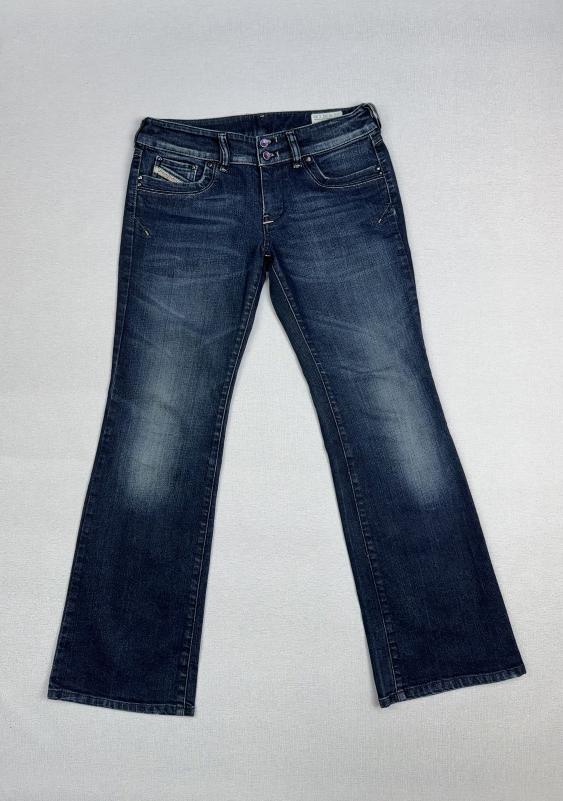 Diesel × Vintage Vintage Diesel Ronhar Flared Jeans Women’s Denim Y2K Pants Size 30" / US 8 / IT 44 - 3 Thumbnail