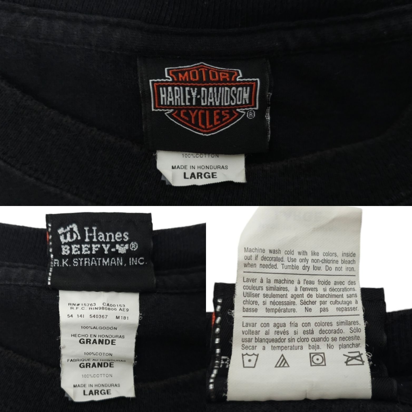 Harley Davidson Harley Davidson T Shirt L Double Sided Get Lost On The Road Size US L / EU 52-54 / 3 - 8 Thumbnail