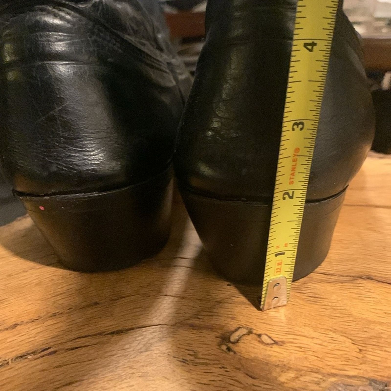 Nocona Boots Nocona mens black leather cowboy boots with flame stitching Size US 10 / EU 43 - 9 Thumbnail