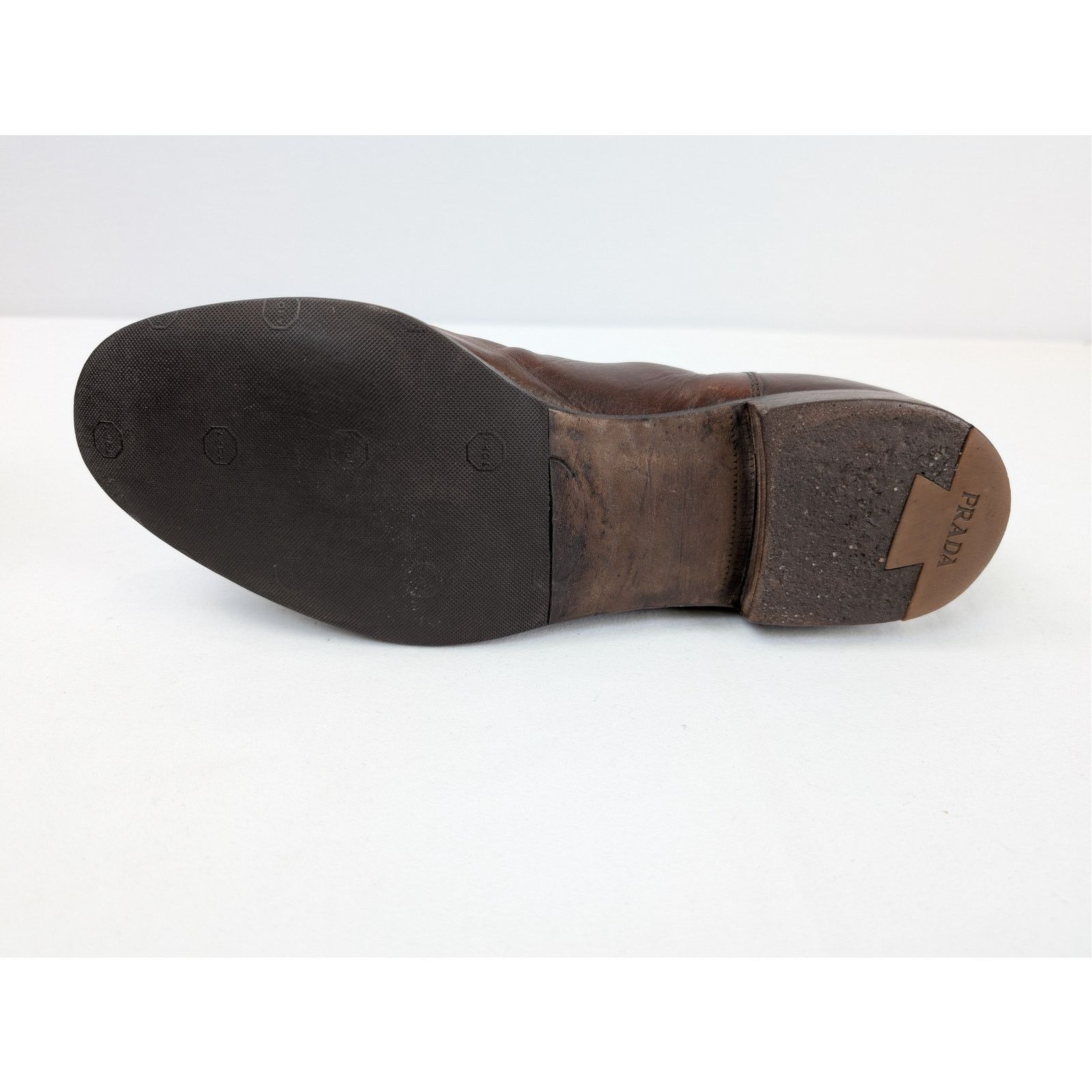 Prada o1rshd1 CC20 Chelsea Boots in Dark Brown Size US 8 / EU 41 - 12 Thumbnail