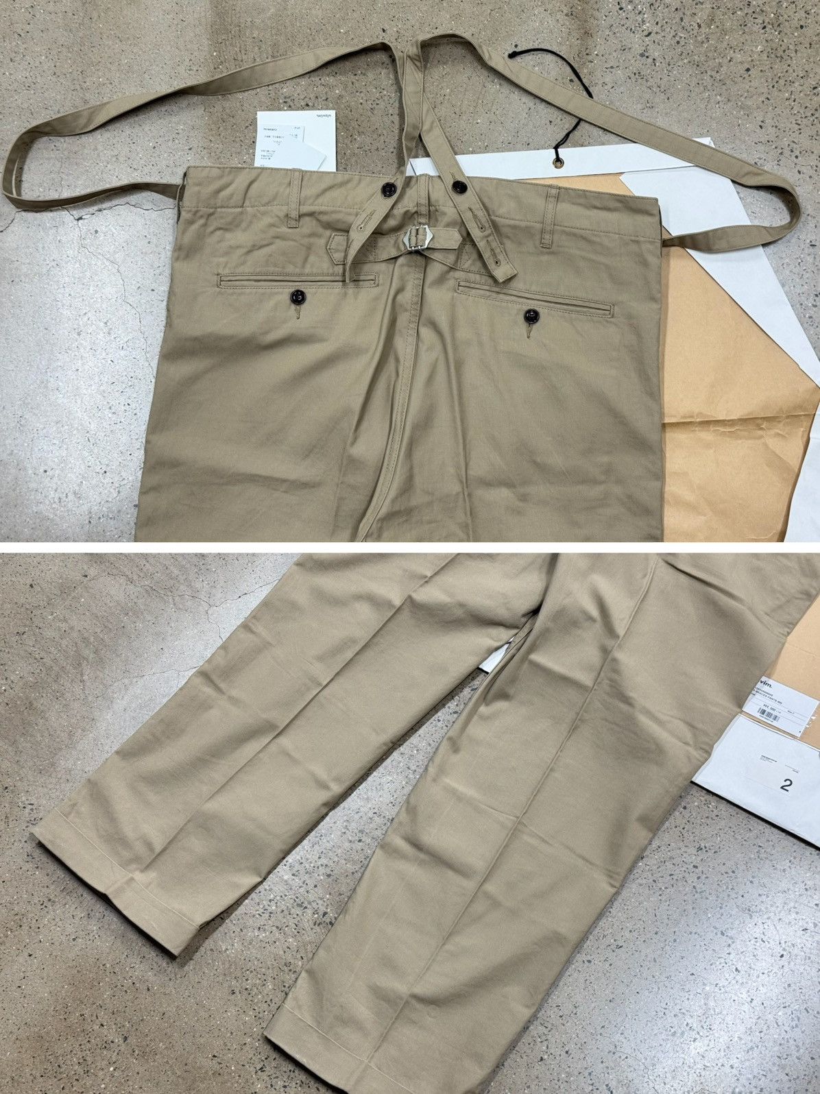 Visvim Visvim 20ss Camus Braces Pants WD Beige size2 Size US 36 / EU 52 - 8 Thumbnail